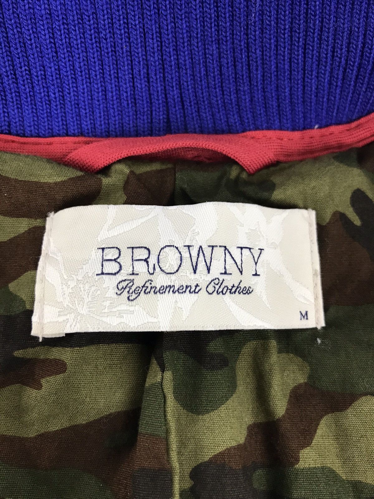 Japanese Brand Hype Varsity Jacket Wool New York Spell Out Camo Inner Size US M / EU 48-50 / 2 - 7 Thumbnail