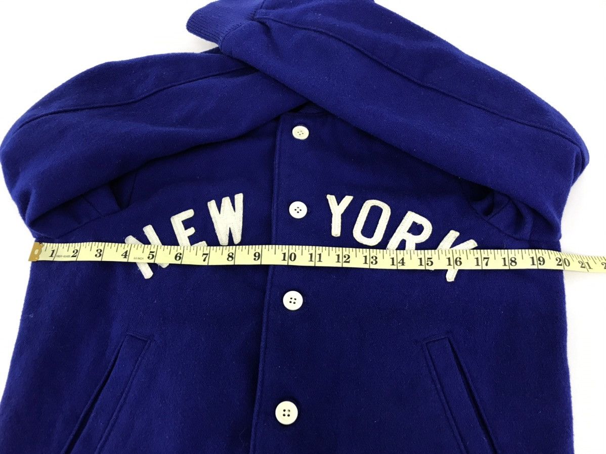 Japanese Brand Hype Varsity Jacket Wool New York Spell Out Camo Inner Size US M / EU 48-50 / 2 - 10 Thumbnail