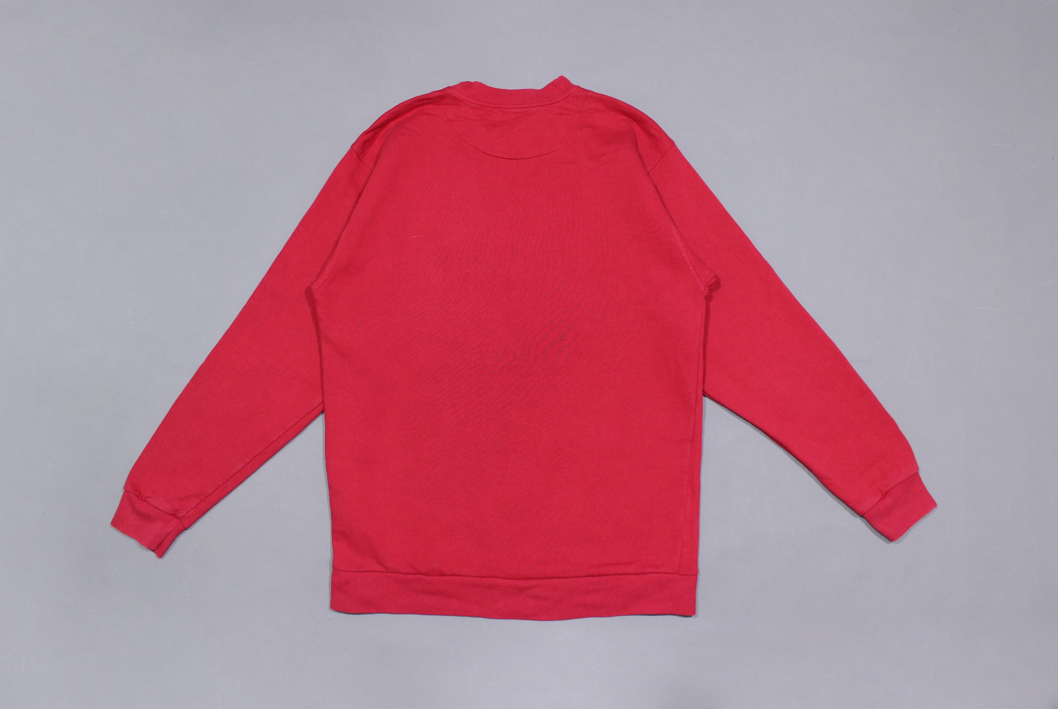 Burberry 90S Burberry's Embroidered Logo Acid Red Vintage Sweatshirt Size US M / EU 48-50 / 2 - 2 Thumbnail