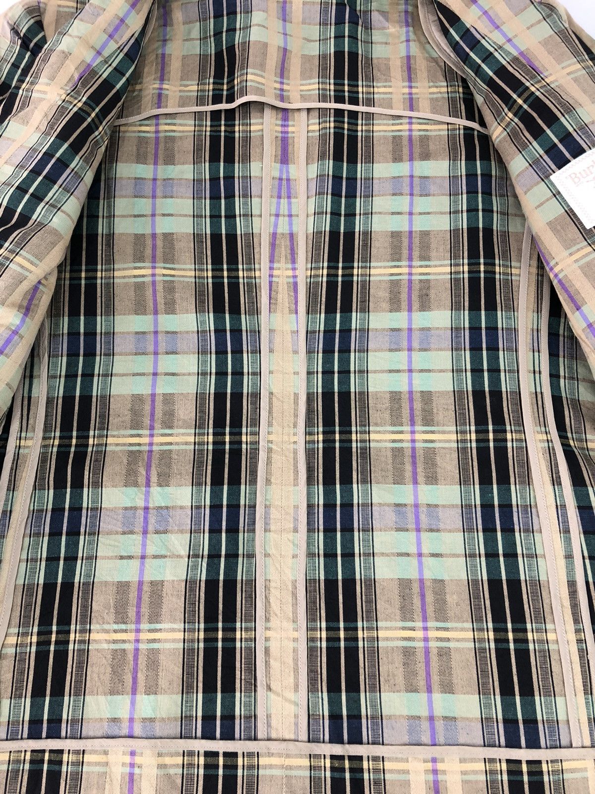 Burberry × Designer × Vintage Burberrys Blazer Coat Fashion Designer Brand Checkered Size M / US 6-8 / IT 42-44 - 4 Thumbnail