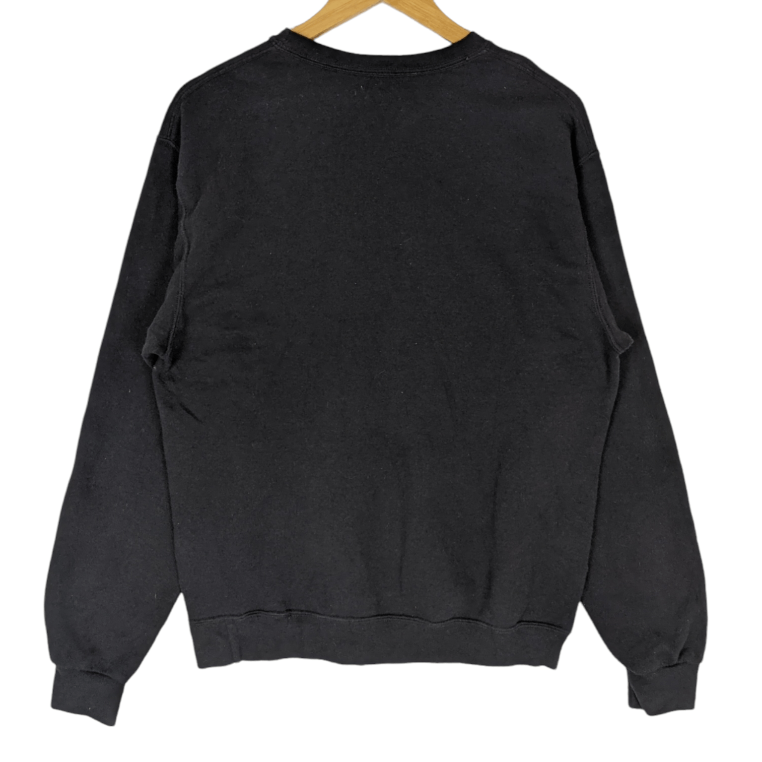 American Apparel × Fruit Of The Loom FRUIT OF THE LOOM Black Plain Crewneck Jumper Sweatshirt Size US M / EU 48-50 / 2 - 5 Thumbnail