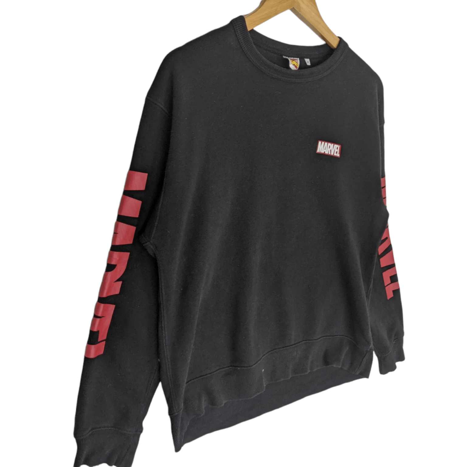 Japanese Brand MARVEL Sidetape Crewneck Jumper Sweatshirt Size US M / EU 48-50 / 2 - 3 Thumbnail