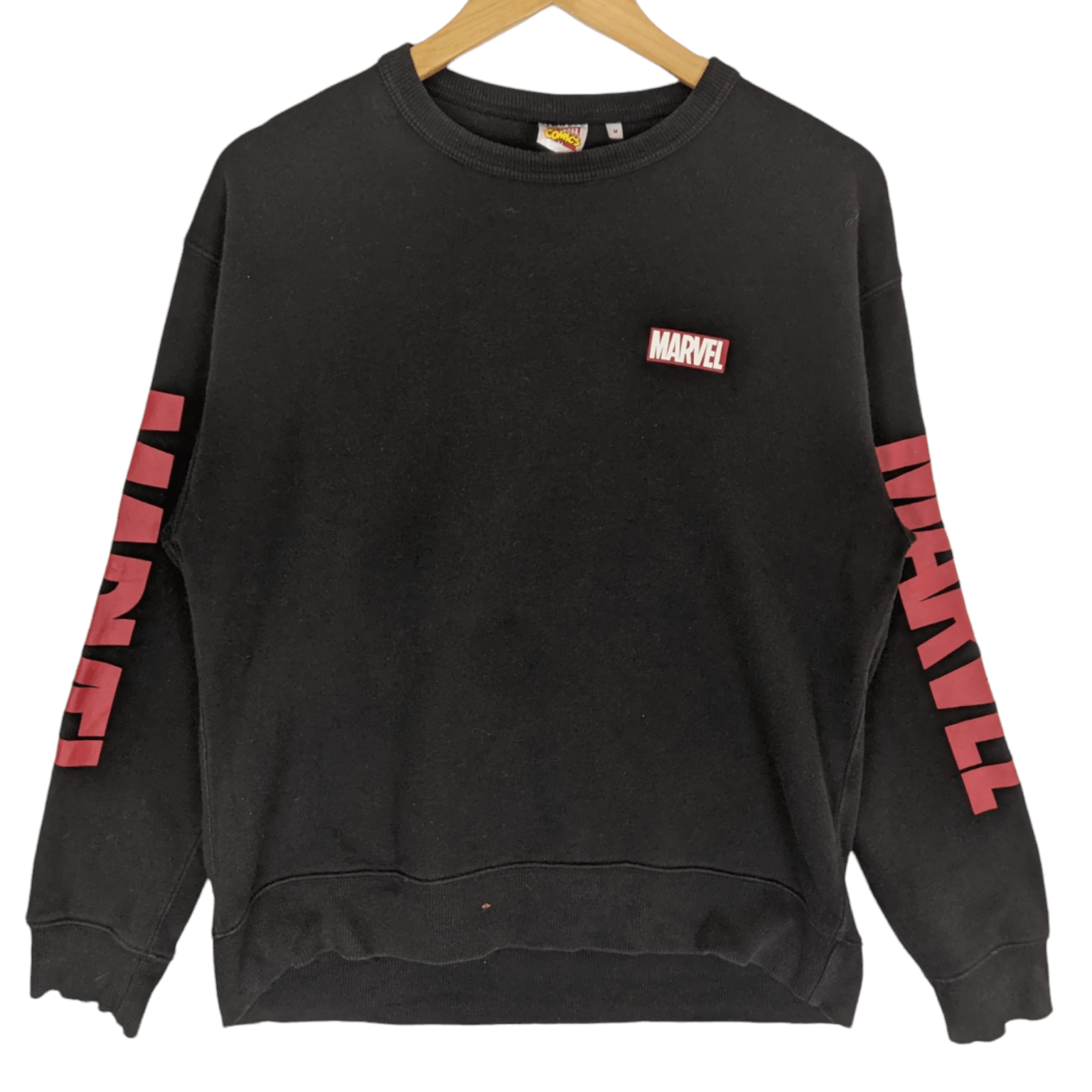 Japanese Brand MARVEL Sidetape Crewneck Jumper Sweatshirt Size US M / EU 48-50 / 2 - 2 Thumbnail