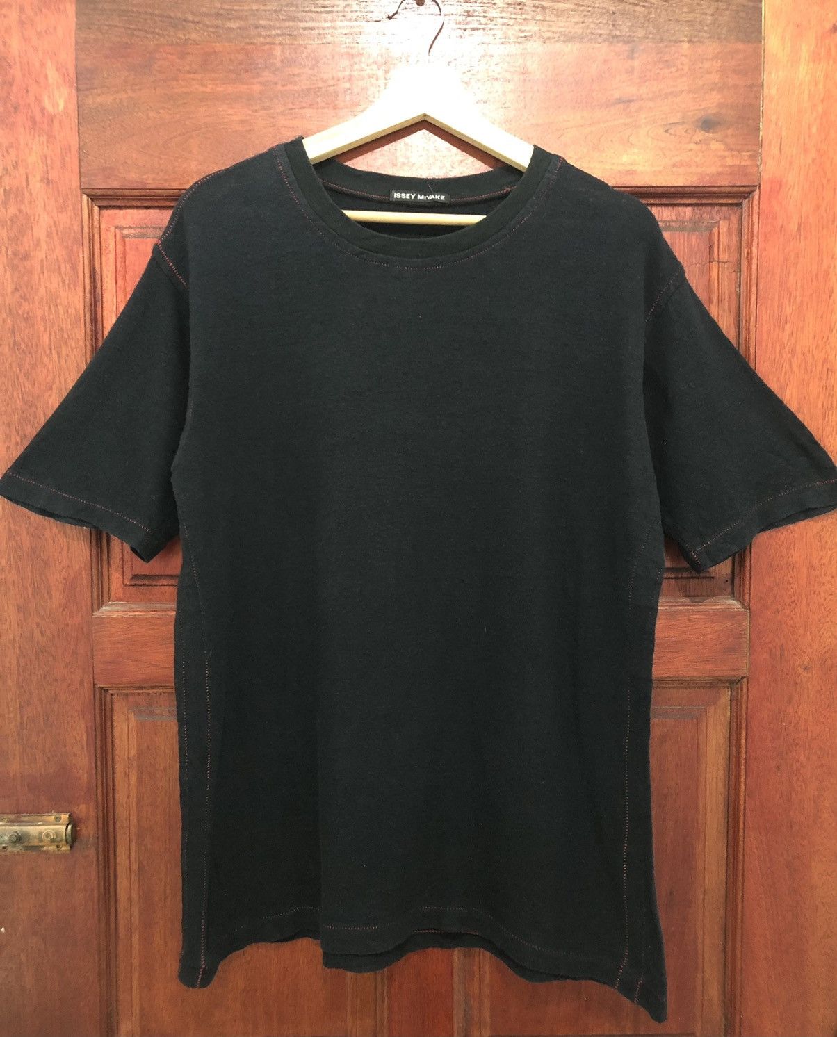 Issey Miyake Issey Miyake Plain Tshirt Black Colour Size US M / EU 48-50 / 2 - 1 Thumbnail