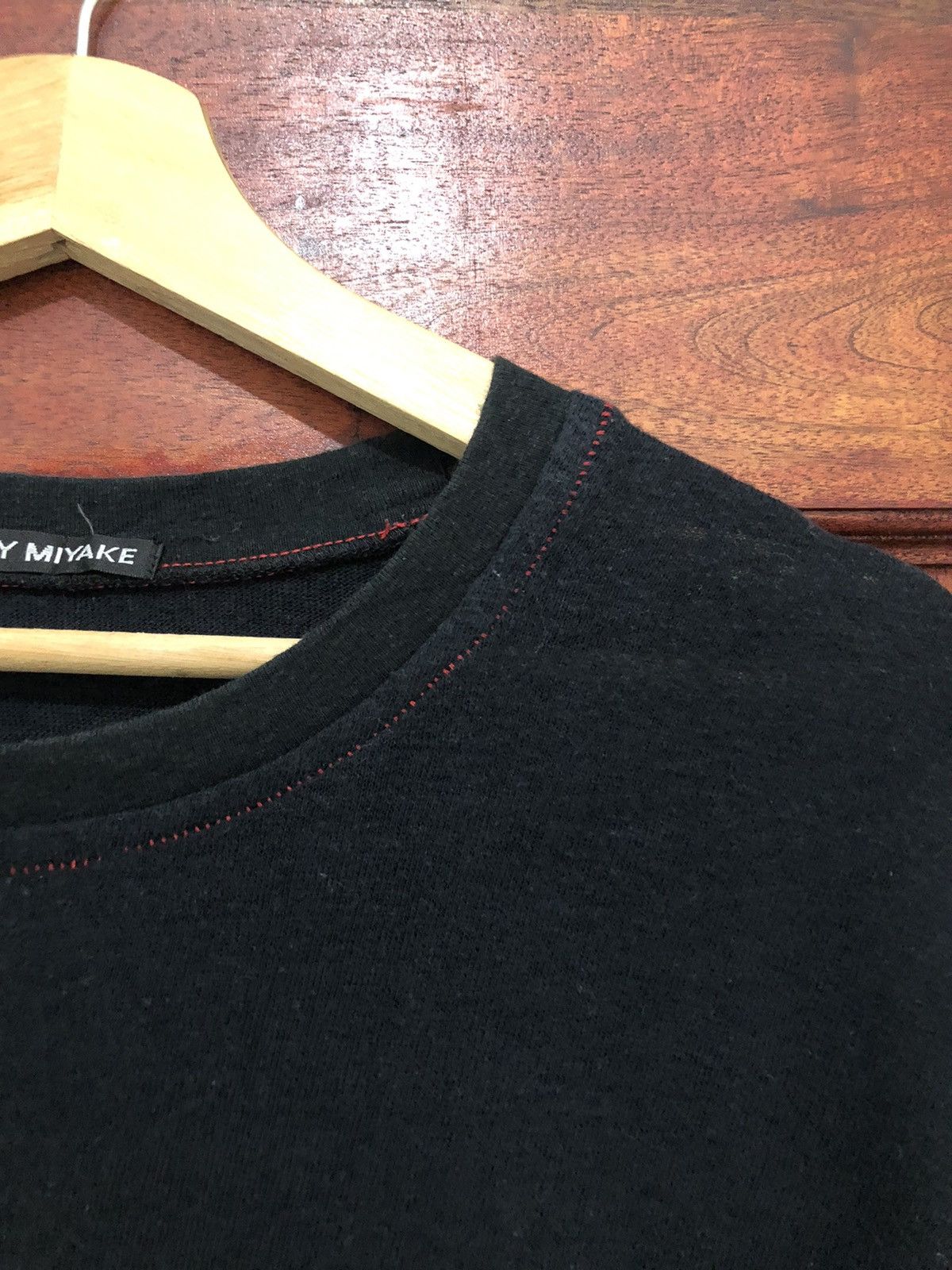 Issey Miyake Issey Miyake Plain Tshirt Black Colour Size US M / EU 48-50 / 2 - 7 Thumbnail