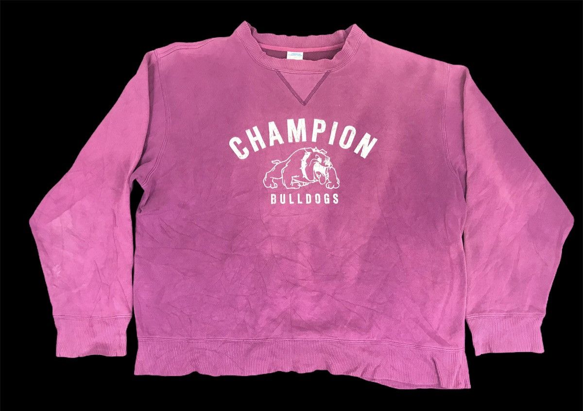 Champion Champion Bulldog Sweatshirt Hoodies Winter Wear Big Logo Size L / US 10 / IT 46 - 1 Thumbnail