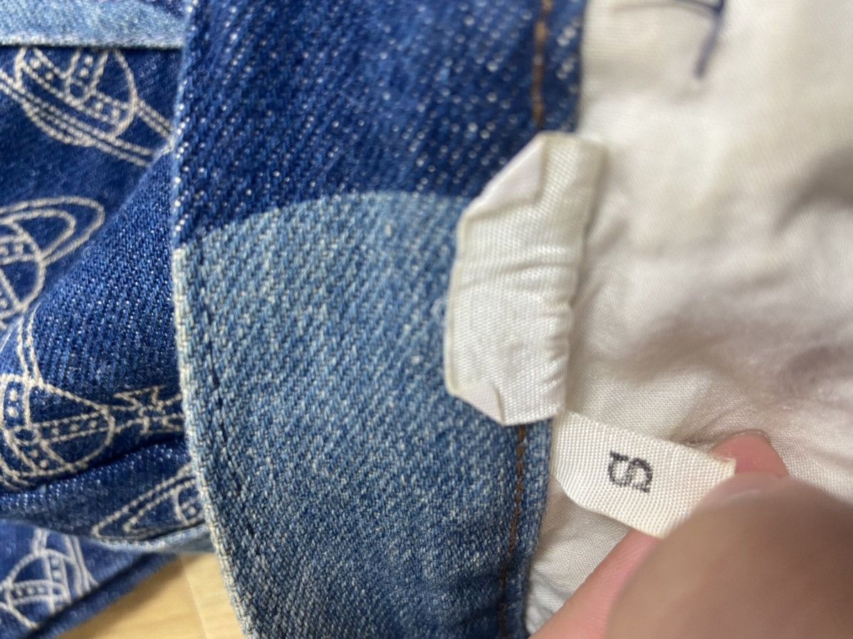 Vivienne Westwood S vivienne Westwood VINTAGE Orb Polkadot Denim Pants 80s 90s Size US 26 / EU 42 - 5 Thumbnail