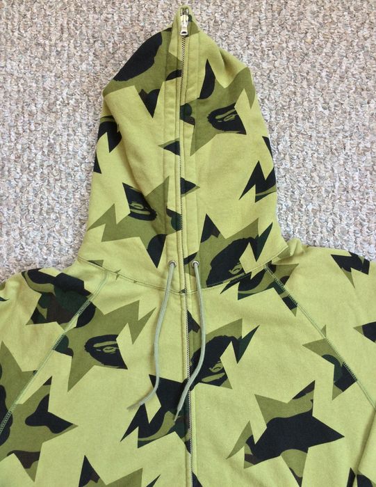 Bape OG Bapesta Stars Full Zip Hoodie | Grailed