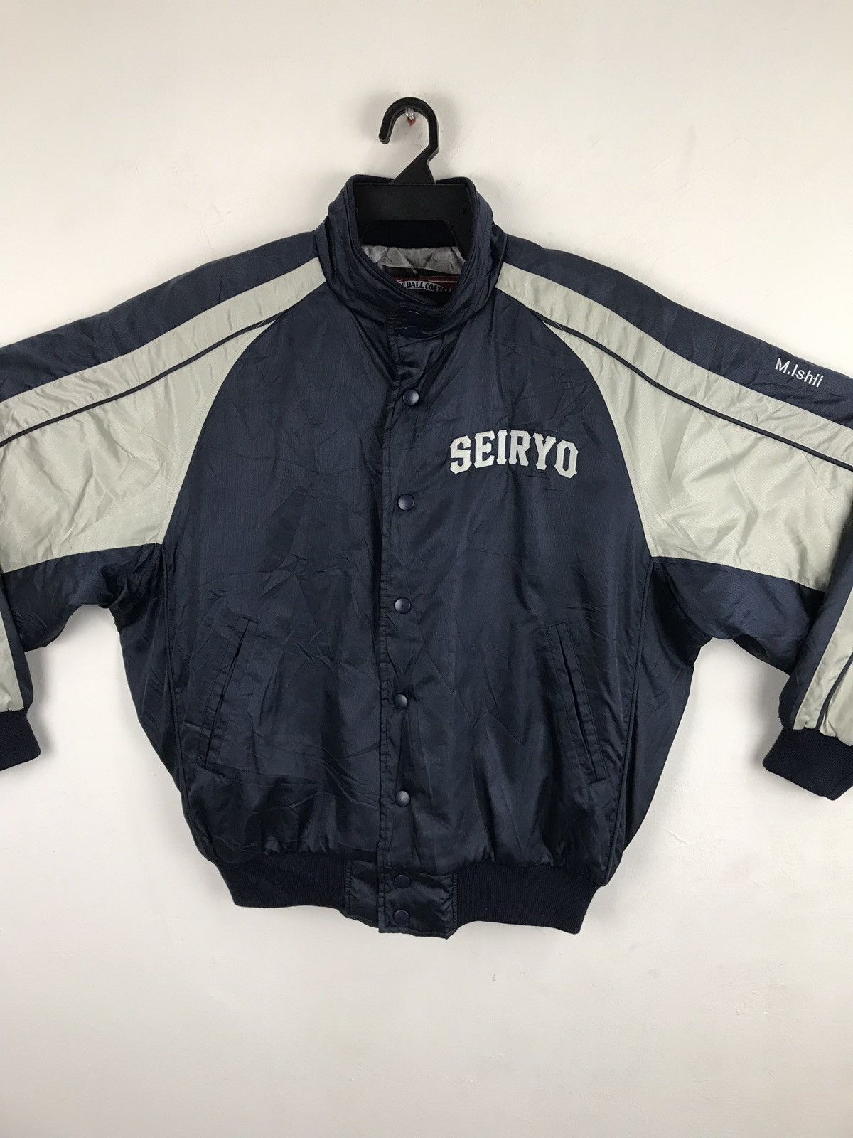 Japanese Brand Baseball Coat Varsity jacket Windbreaker Winter Wear Size US L / EU 52-54 / 3 - 2 Thumbnail
