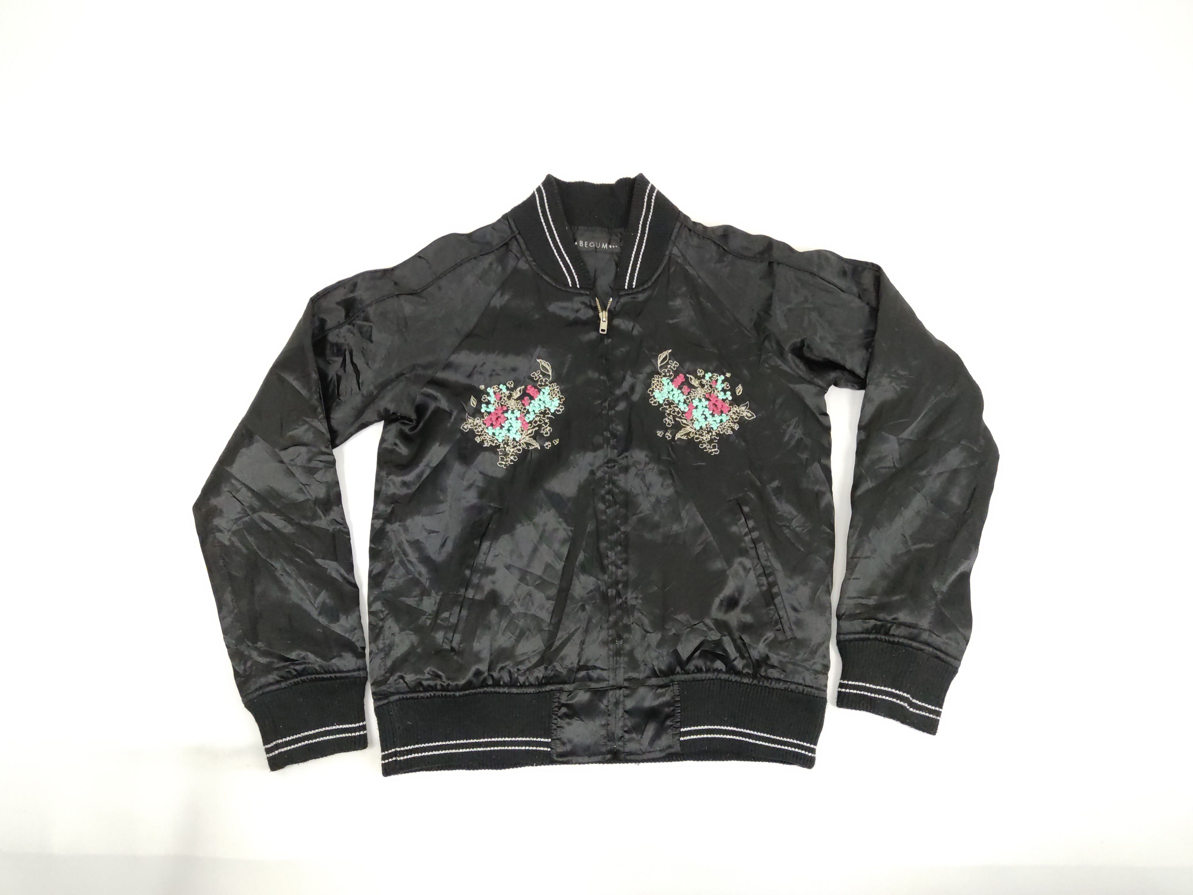 Vintage BEGUM Suka Jacket Sukajan Bomber Embroidery Motif