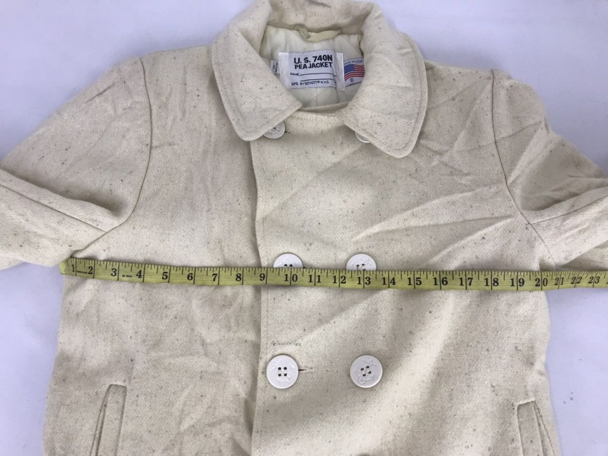 Schott Peacoat Schott NYC US 740N Trench Jacket Double Breasted Size US M / EU 48-50 / 2 - 9 Thumbnail