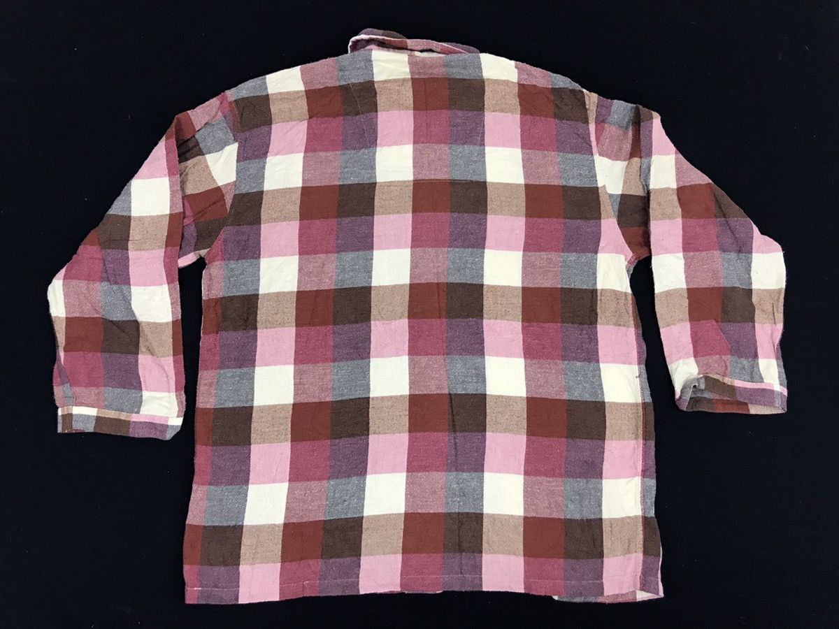 Flannel Vintage Moon Stone Plaid Checked Wear Classic Patchwork Size US M / EU 48-50 / 2 - 4 Thumbnail
