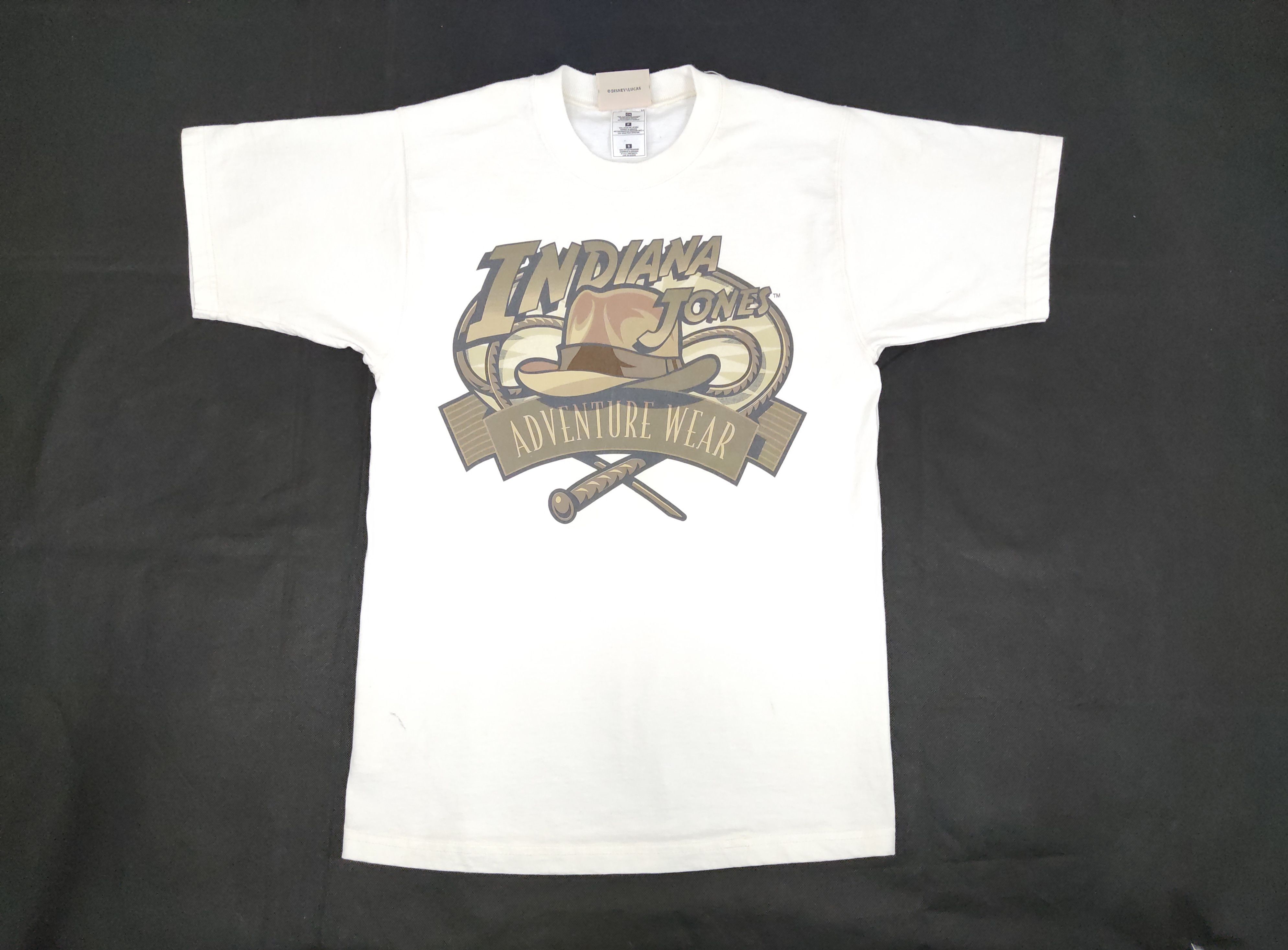 Vintage 90s Indiana Jones Adventure Movie Tee Disney Hollywood Size US S / EU 44-46 / 1 - 1 Thumbnail