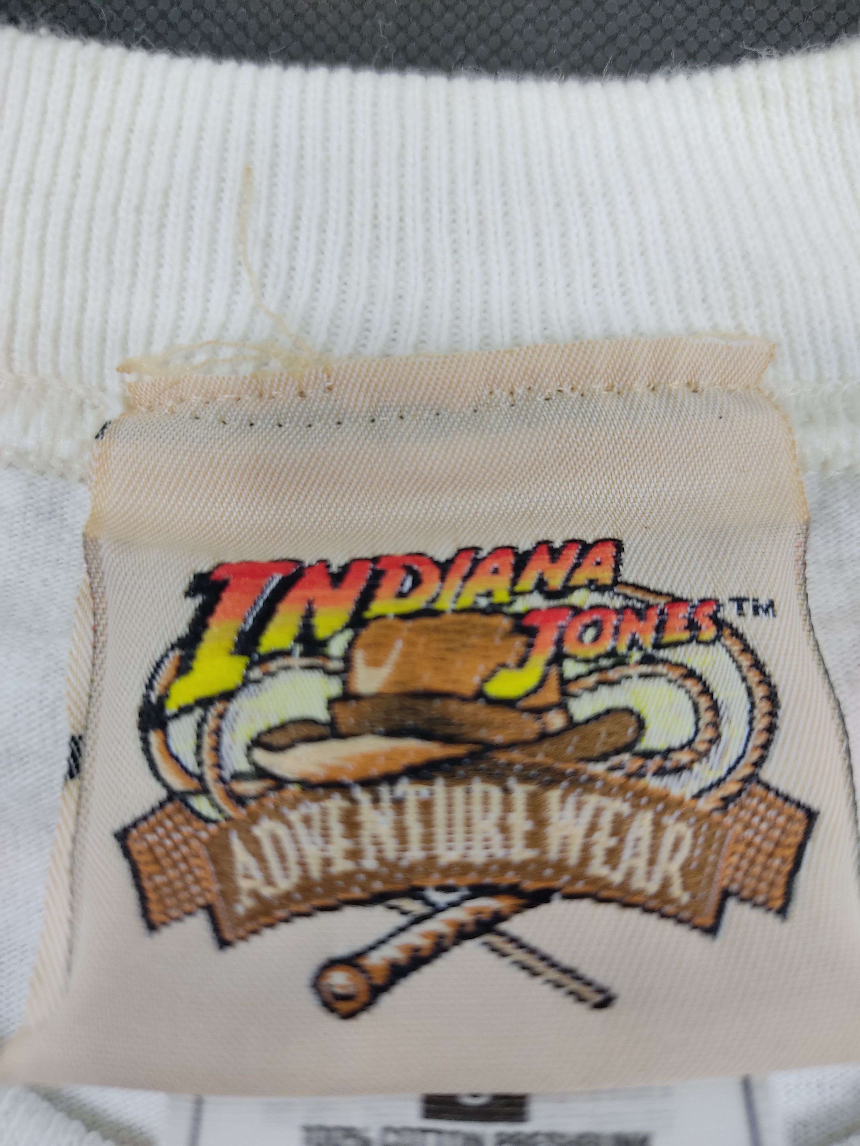 Vintage 90s Indiana Jones Adventure Movie Tee Disney Hollywood Size US S / EU 44-46 / 1 - 3 Thumbnail