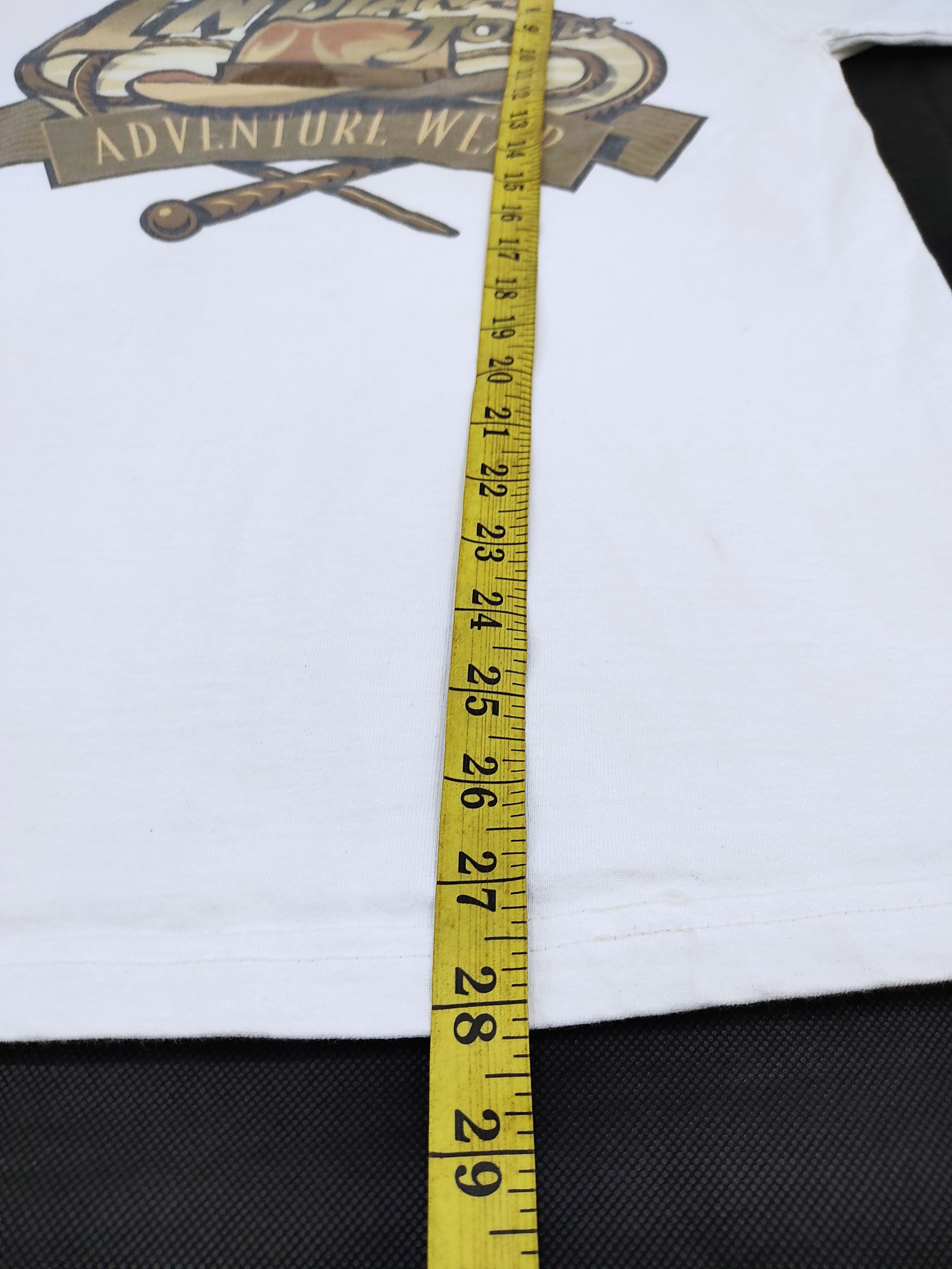 Vintage 90s Indiana Jones Adventure Movie Tee Disney Hollywood Size US S / EU 44-46 / 1 - 10 Thumbnail