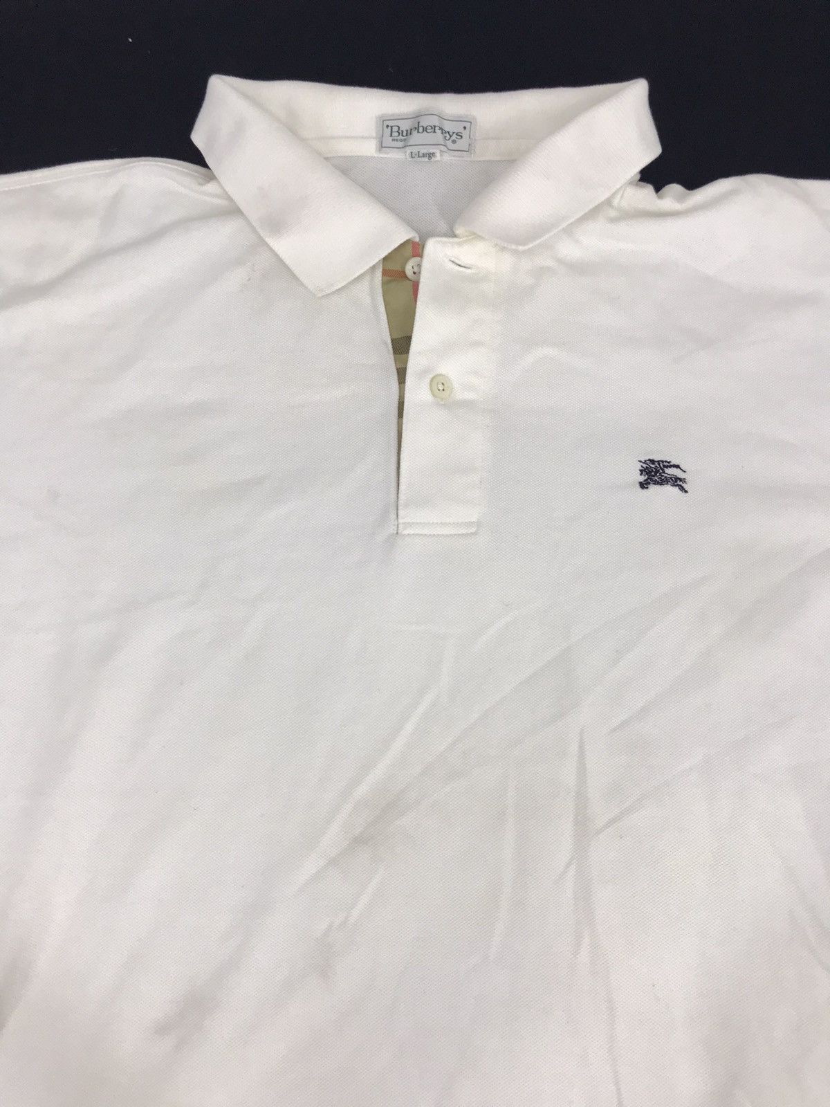 Burberry Burberry Burberrys Golf Longsleeve Polo Tee Size US L / EU 52-54 / 3 - 9 Thumbnail