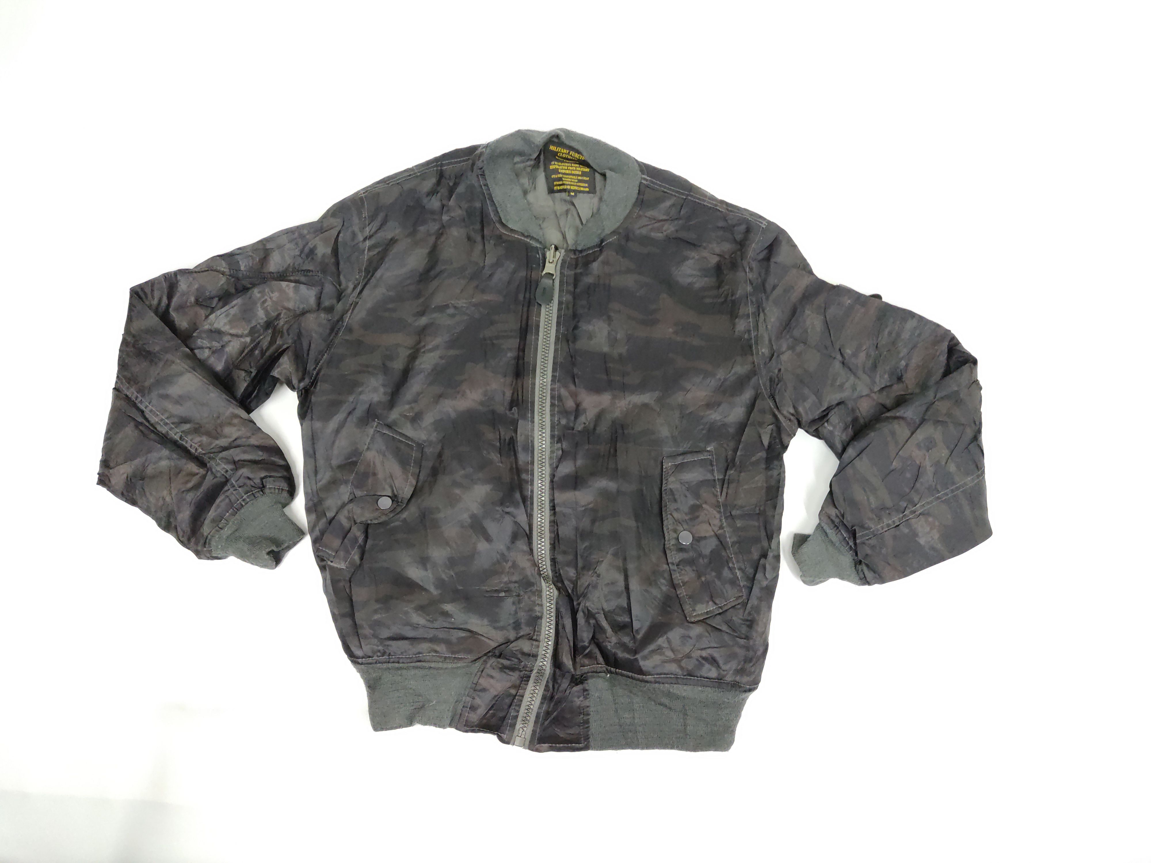 Japanese Brand Military Camouflage Military Army Bomber Jacket Size US M / EU 48-50 / 2 - 1 Thumbnail