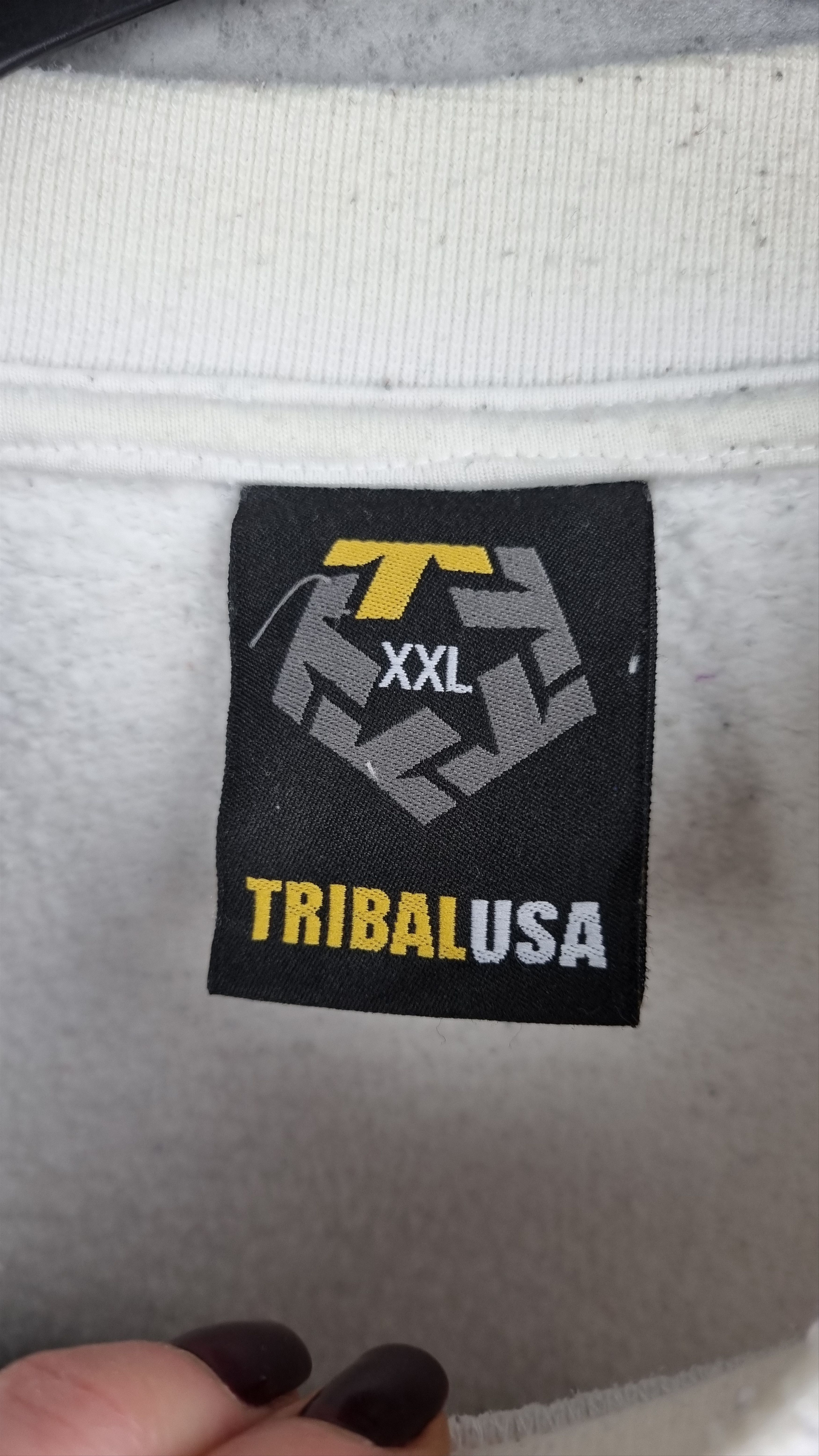Rap Tees × Tribal Streetwear Rare 90s TRIBAL USA Box Logo Hip Hop Culture FUBU Size US XXL / EU 58 / 5 - 4 Thumbnail