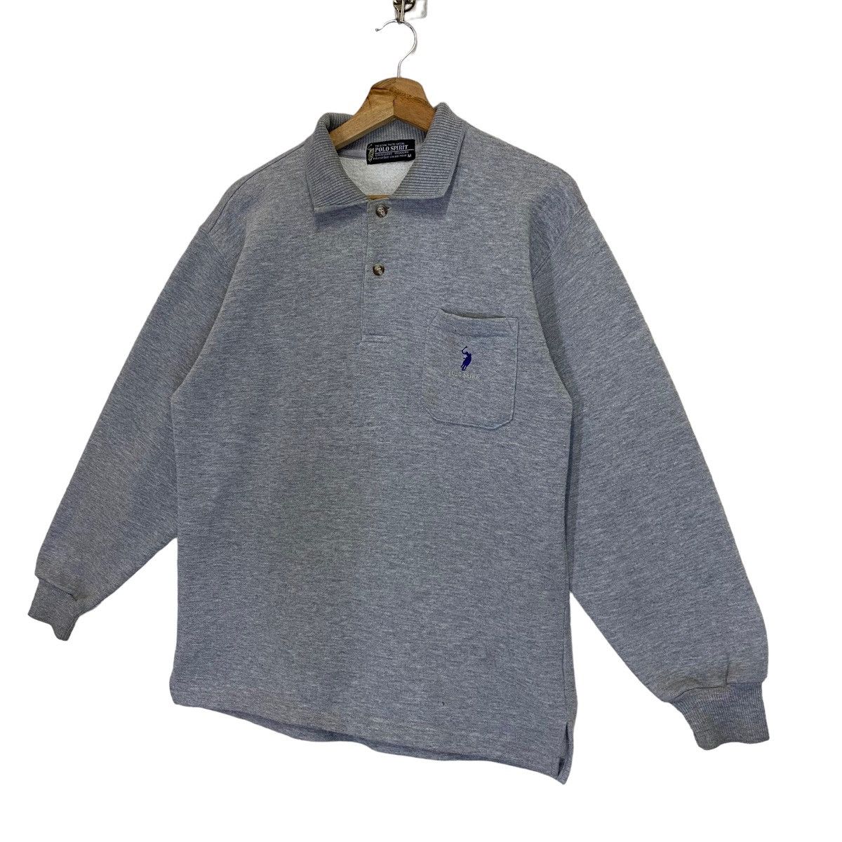 Vintage Polo Spirit Big Logo Sweatshirt Size M Size US M / EU 48-50 / 2 - 3 Thumbnail