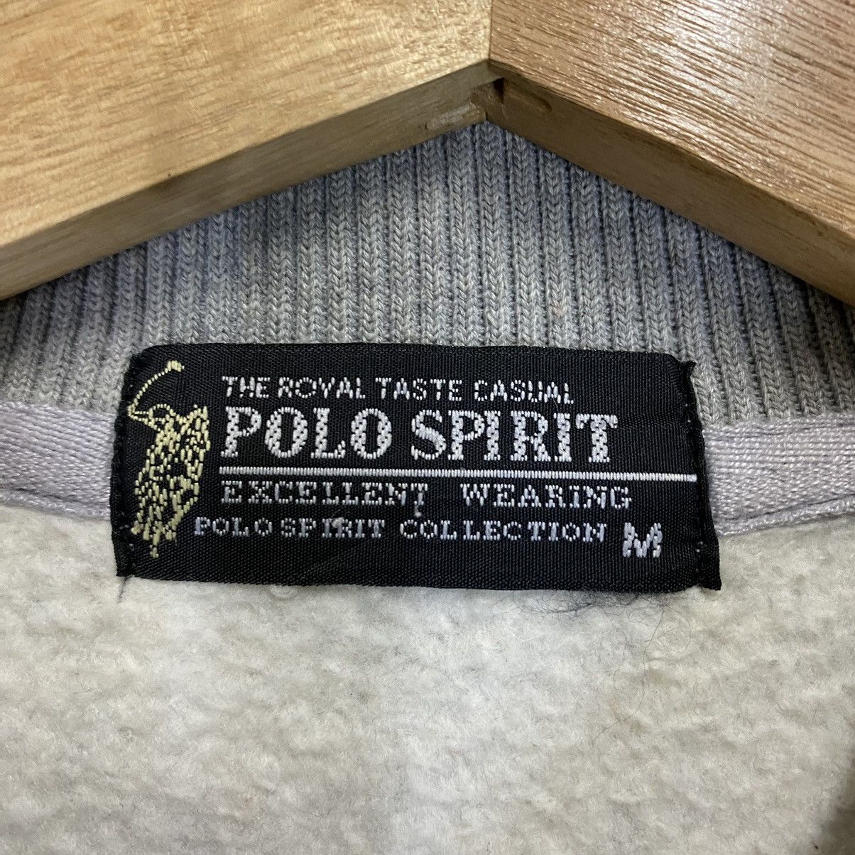 Vintage Polo Spirit Big Logo Sweatshirt Size M Size US M / EU 48-50 / 2 - 8 Thumbnail