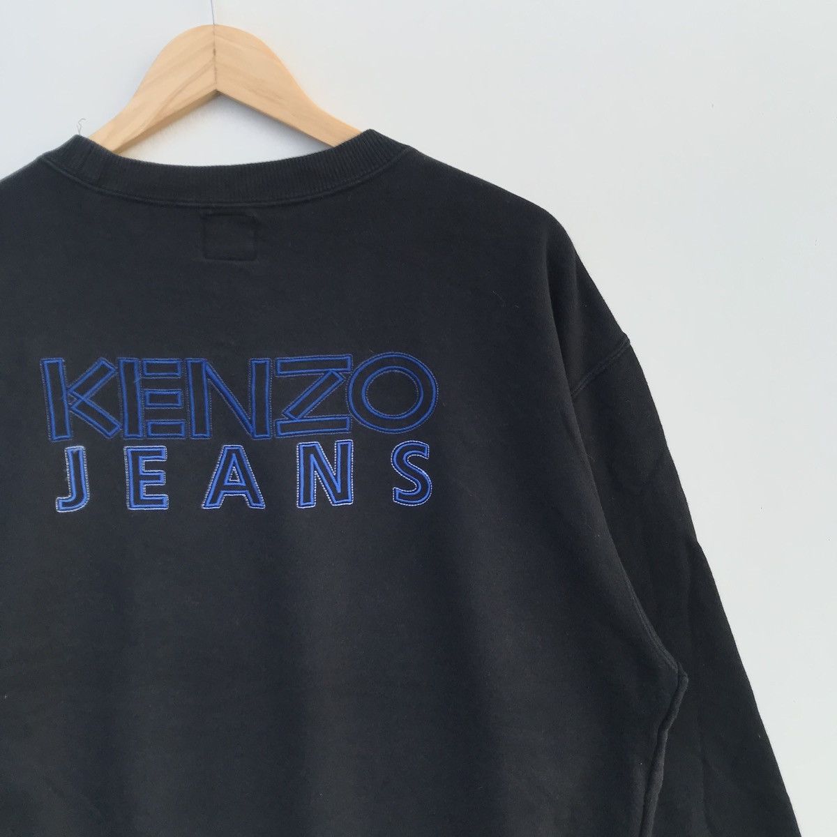 Japanese Brand × Kenzo × Vintage Vintage Kenzo Jeans Sweatshirt Crewneck Big Logo Size US L / EU 52-54 / 3 - 5 Thumbnail