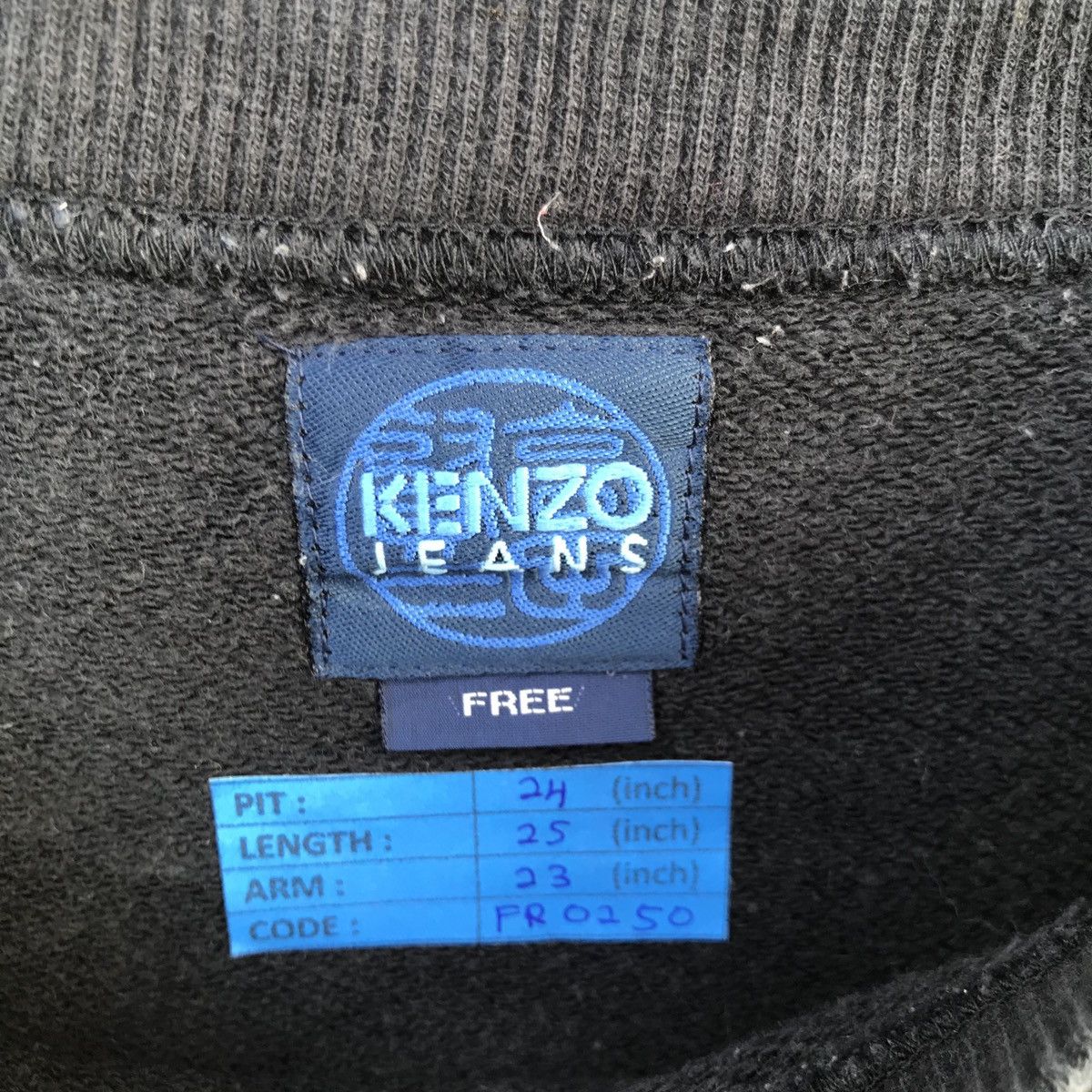 Japanese Brand × Kenzo × Vintage Vintage Kenzo Jeans Sweatshirt Crewneck Big Logo Size US L / EU 52-54 / 3 - 7 Thumbnail