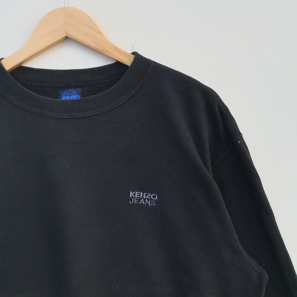 Japanese Brand × Kenzo × Vintage Vintage Kenzo Jeans Sweatshirt Crewneck Big Logo Size US L / EU 52-54 / 3 - 3 Thumbnail