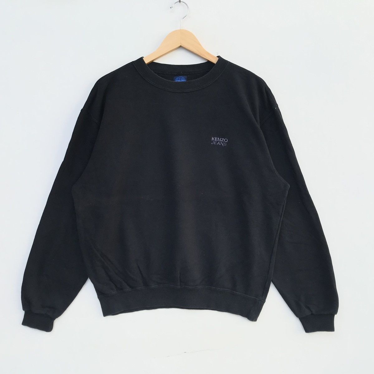 Japanese Brand × Kenzo × Vintage Vintage Kenzo Jeans Sweatshirt Crewneck Big Logo Size US L / EU 52-54 / 3 - 2 Thumbnail