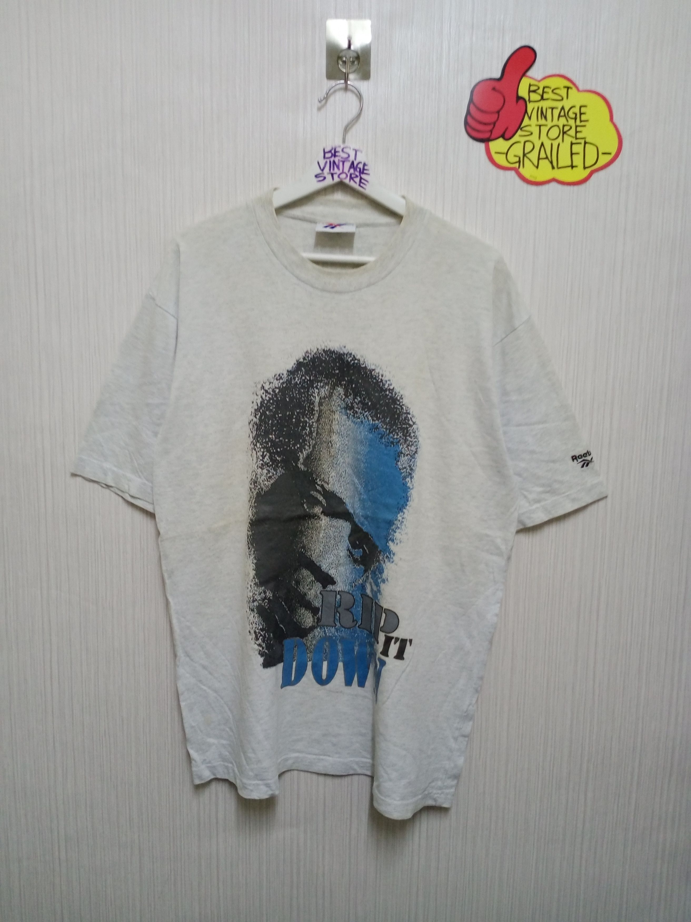NBA ‘90s Vintage Shaq "RIP IT DOWN" Tshirt Size US L / EU 52-54 / 3 - 1 Thumbnail