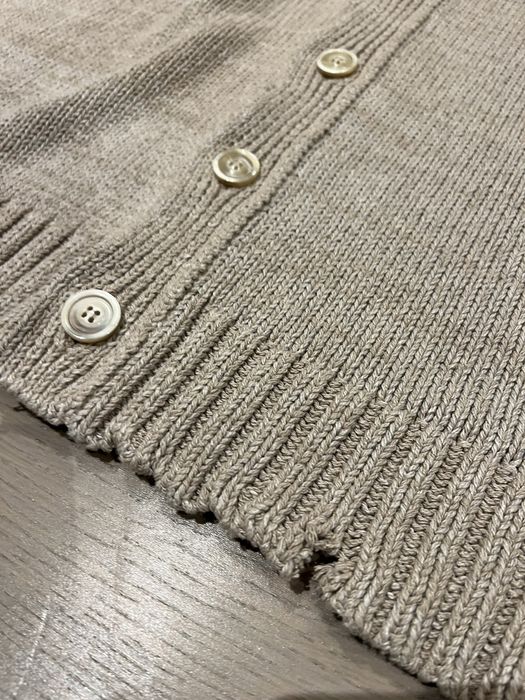 Maison Margiela Classic Margiela Destroyed knit cardigan | Grailed