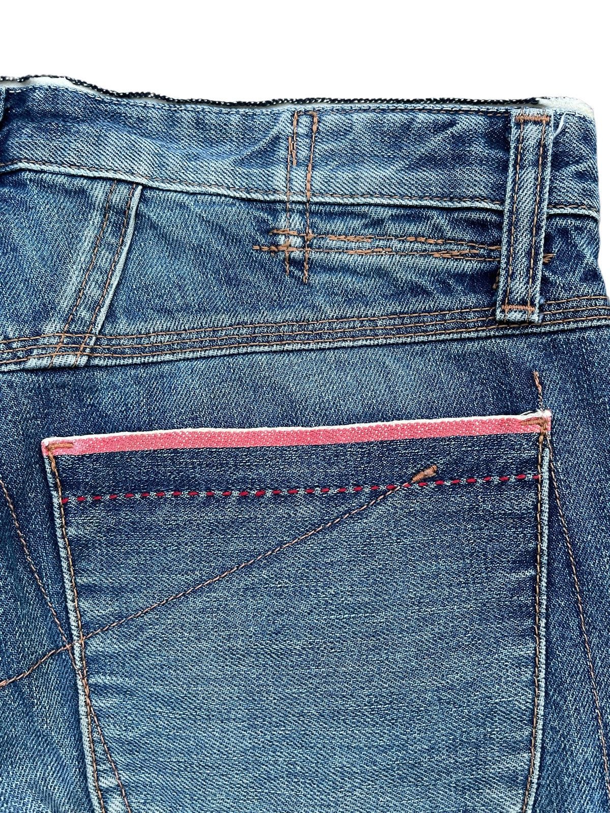 Designer × Marithe + Francois Girbaud Vintage Marithe Francois Girbaud Selvedge Distresed Denim Size US 31 - 16 Thumbnail
