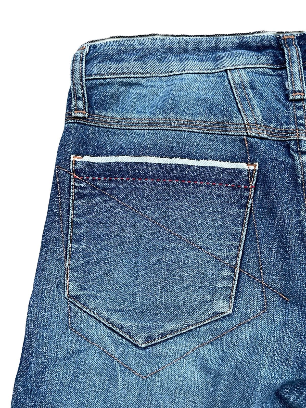 Designer × Marithe + Francois Girbaud Vintage Marithe Francois Girbaud Selvedge Distresed Denim Size US 31 - 17 Thumbnail