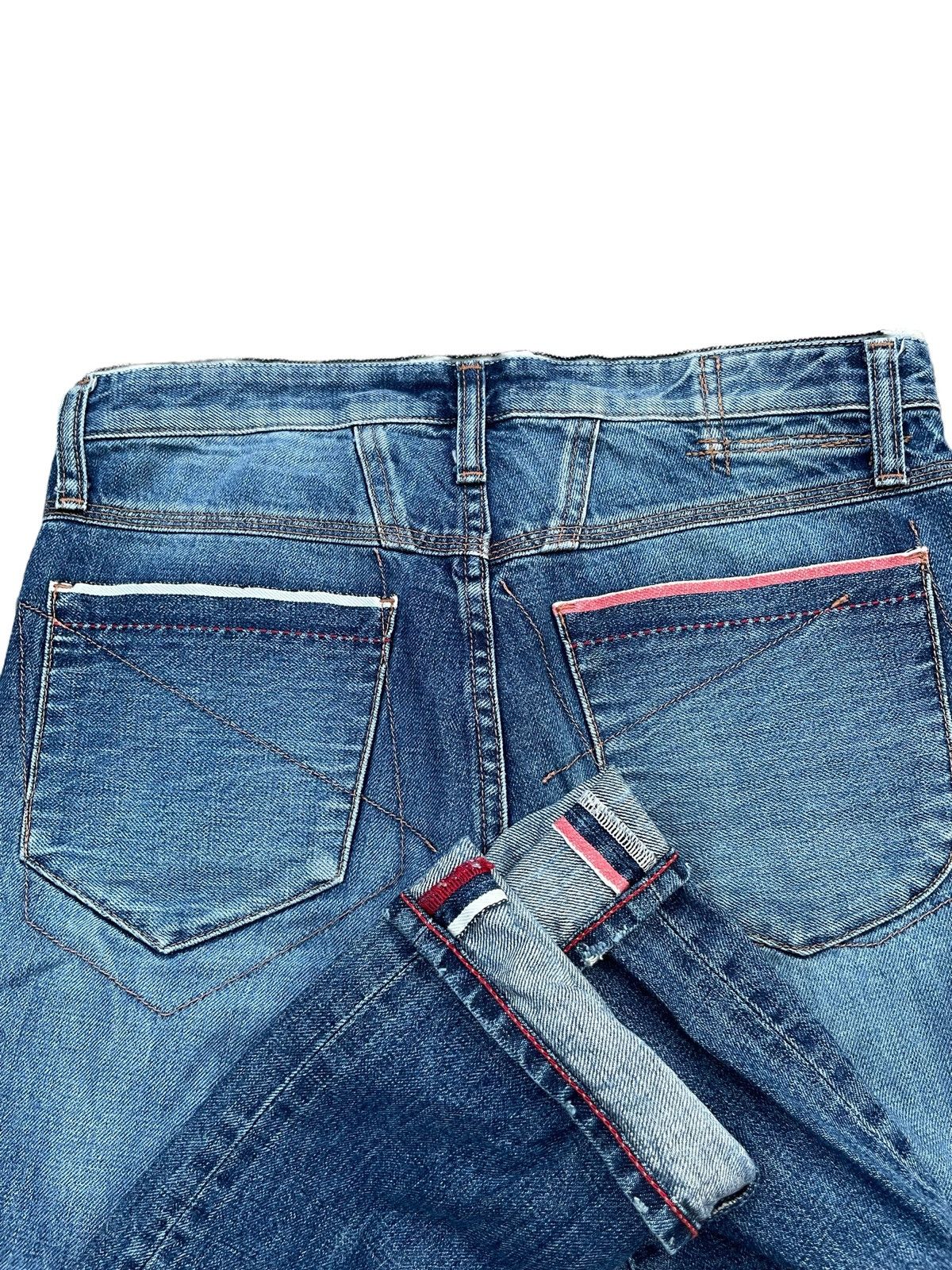 Designer × Marithe + Francois Girbaud Vintage Marithe Francois Girbaud Selvedge Distresed Denim Size US 31 - 18 Thumbnail