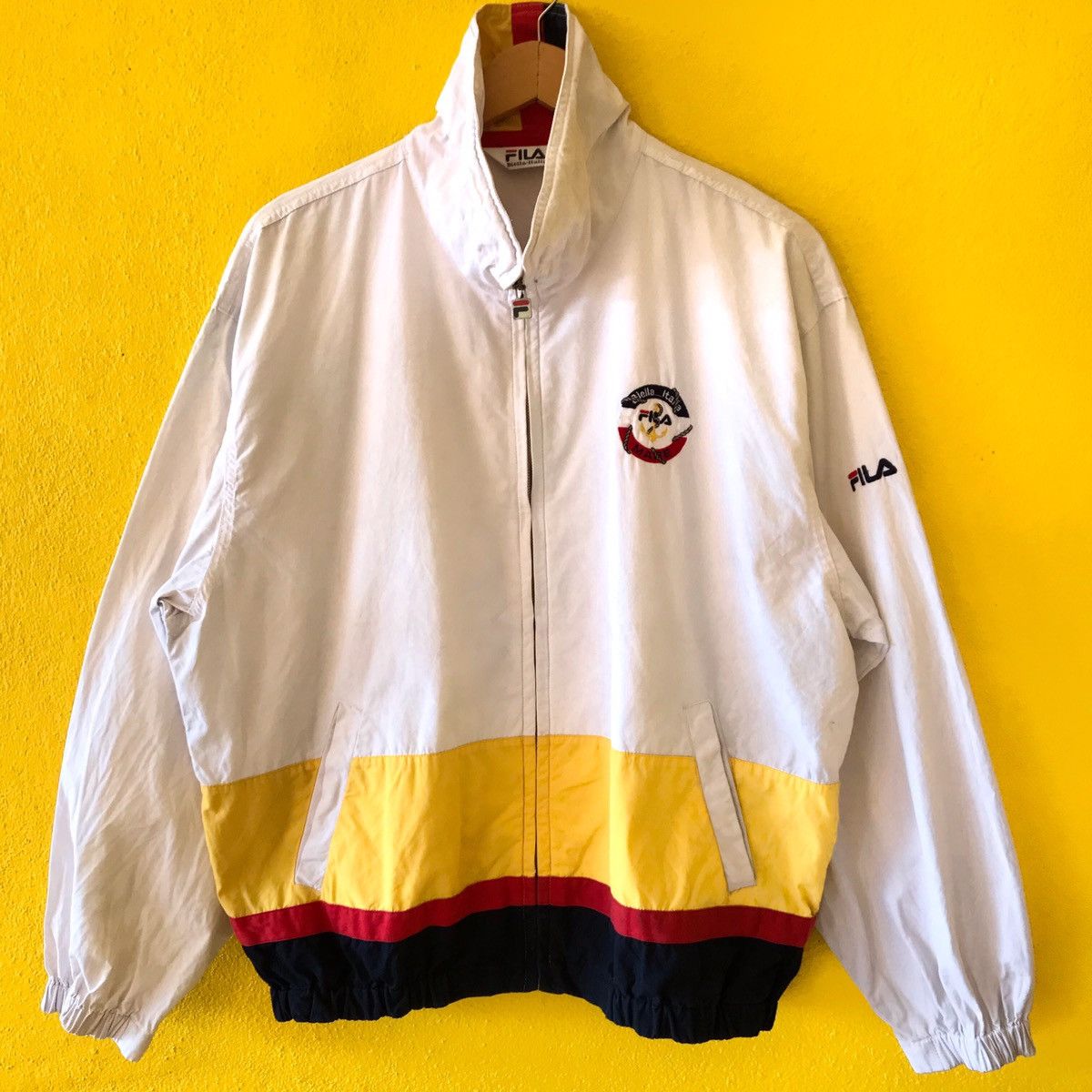 Fila FILA ITALIA MULTICOLOUR BOMBER JACKET Size US L / EU 52-54 / 3 - 1 Thumbnail