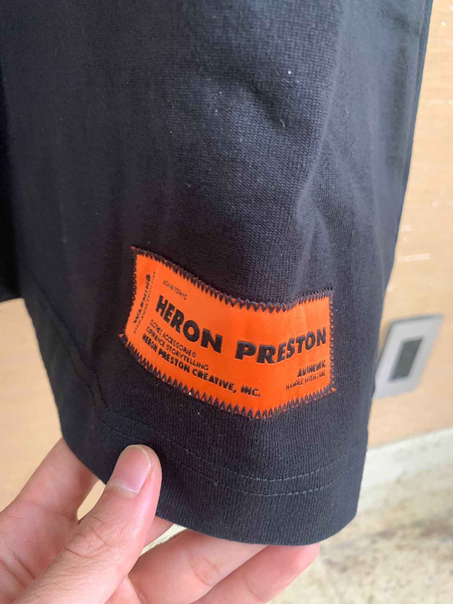 Heron Preston Logo Tee, SS in Black Size US XS / EU 42 / 0 - 4 Thumbnail
