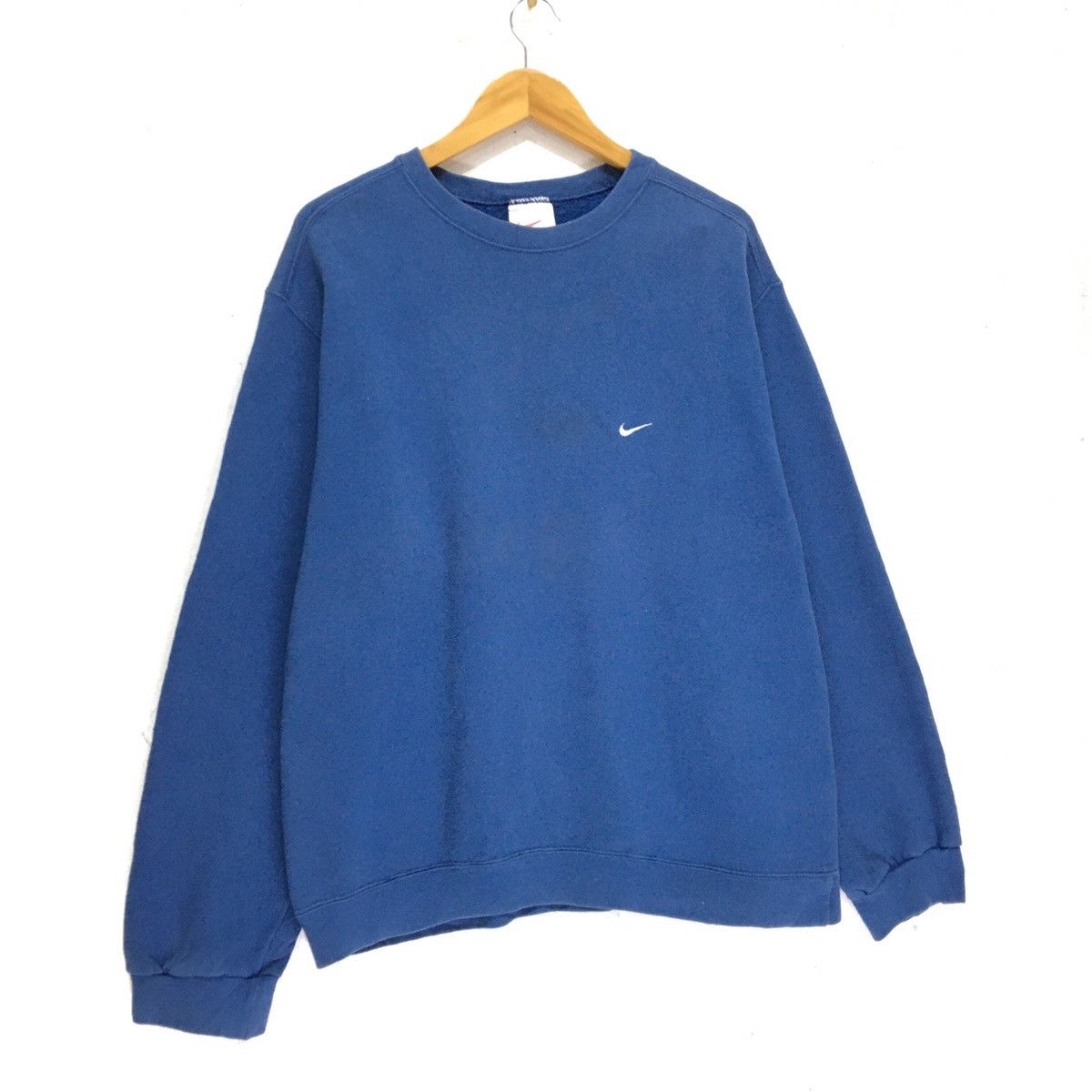 Nike Vintage 90s Nike Small Swoosh Sweatshirt Made In Usa Size US M / EU 48-50 / 2 - 2 Thumbnail