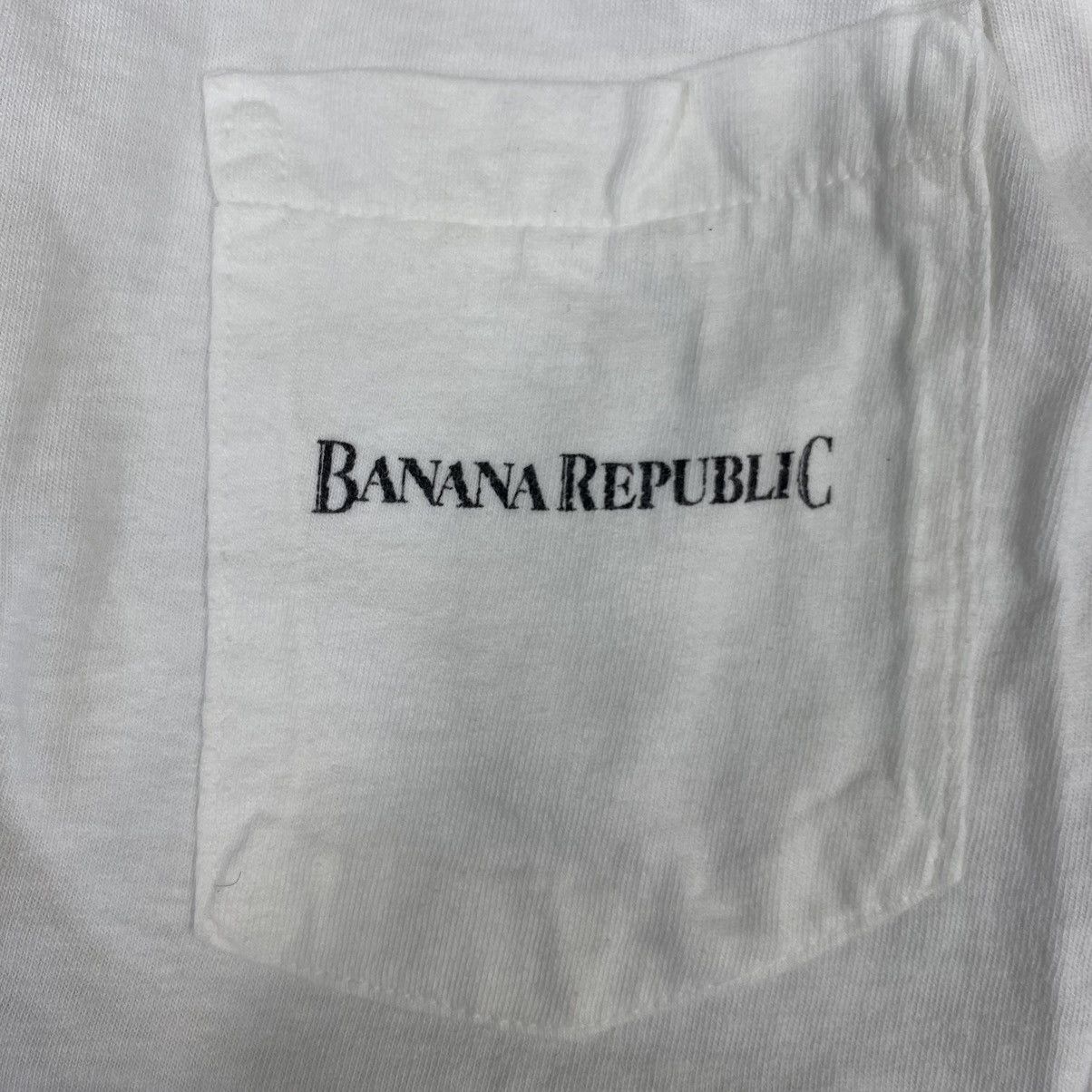 Banana Republic Vintage BANANA REPUBLIC Owl Image Print Pocket White Short Size US M / EU 48-50 / 2 - 5 Thumbnail