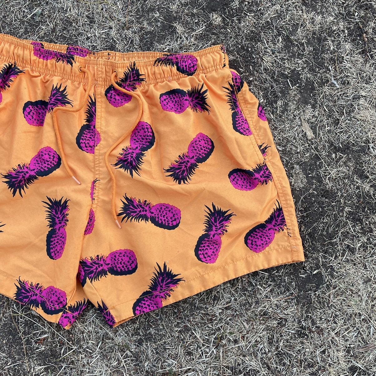 Vintage Vintage 90s All Over Print Shorts Streetwear Rave Baggy 32 Size US 32 / EU 48 - 2 Thumbnail