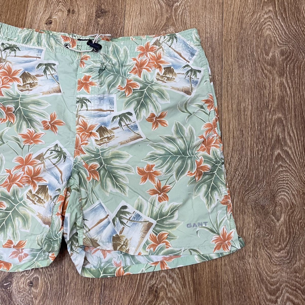 Vintage Vintage 90s Floral All Over Print Shorts Streetwear Slim 34 Size US 34 / EU 50 - 2 Thumbnail