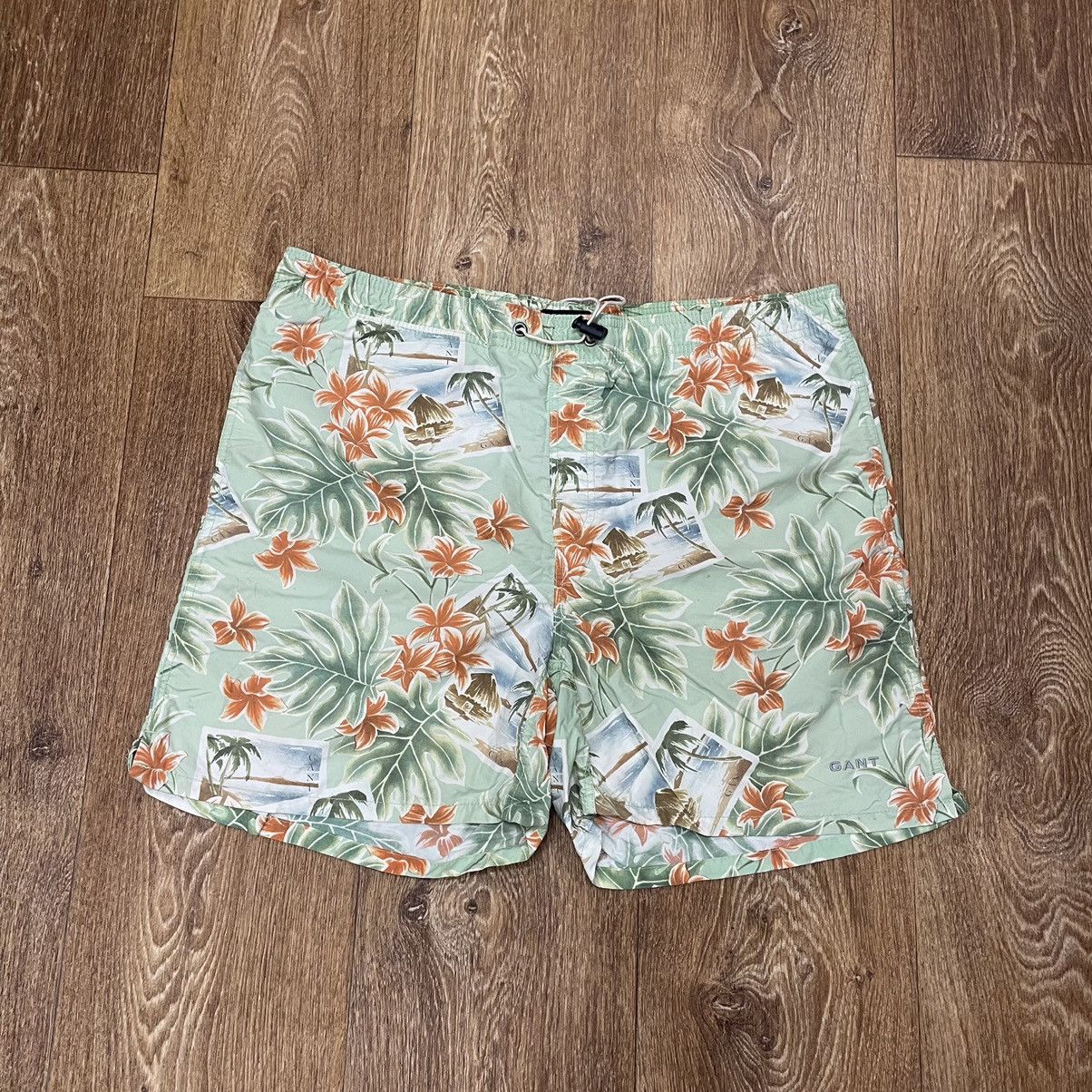 Vintage Vintage 90s Floral All Over Print Shorts Streetwear Slim 34 Size US 34 / EU 50 - 1 Thumbnail
