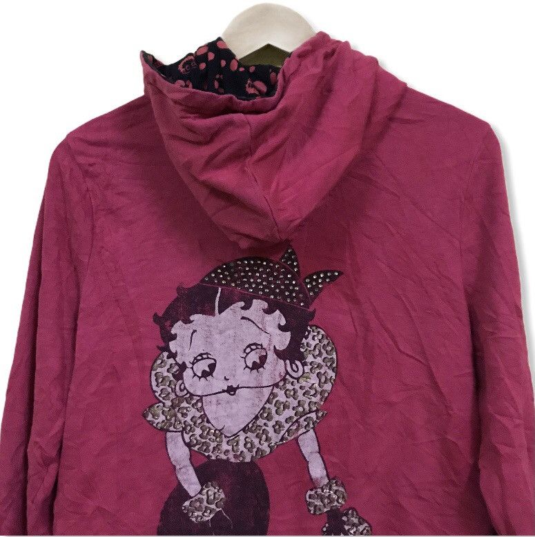 Cartoon Network I love betty boop lot 29 cropped sweatshirt hoodie Size XS / US 0-2 / IT 36-38 - 3 Thumbnail