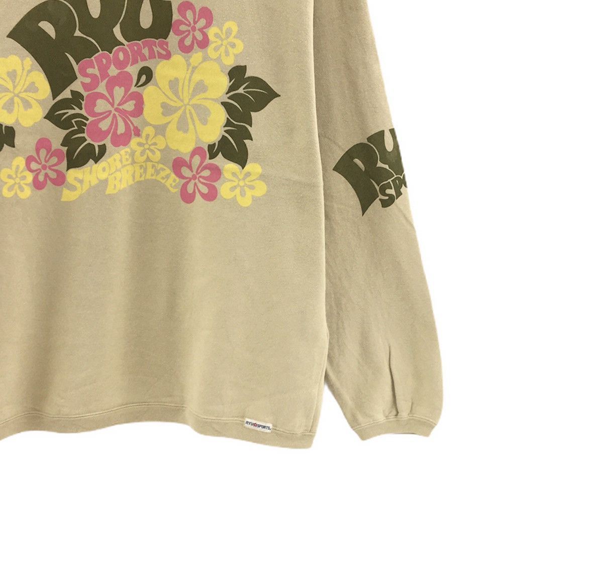 Japanese Brand Ryu Sports Flowers Crewneck Sweatshirt Big Logo Size US L / EU 52-54 / 3 - 8 Thumbnail