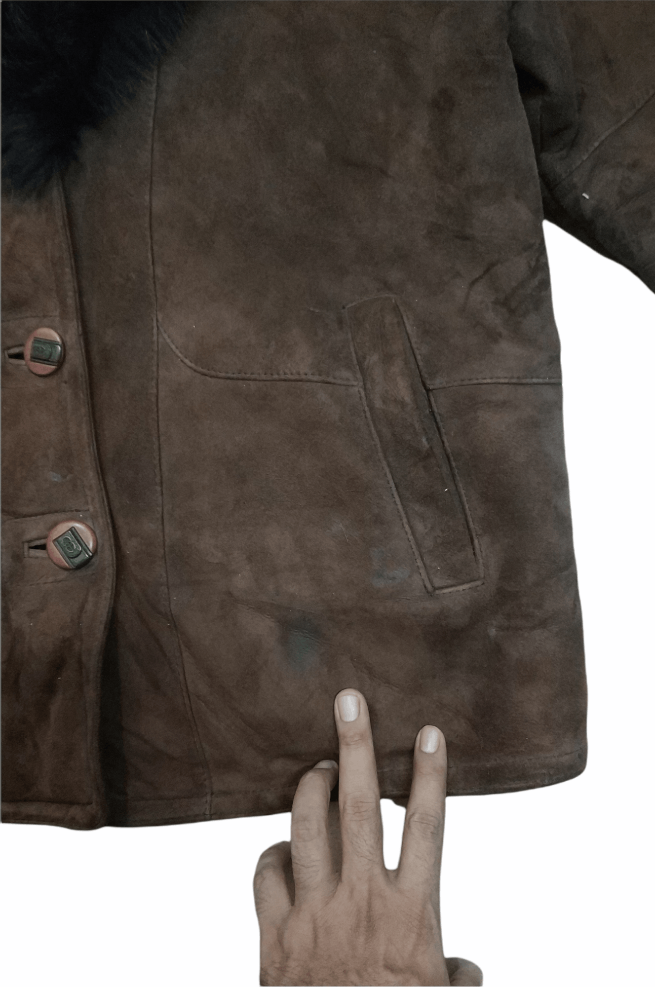 Other 🔥Very Rare Omar Sharif Paris Faux Fur Sherpa Jacket Size US S / EU 44-46 / 1 - 6 Thumbnail