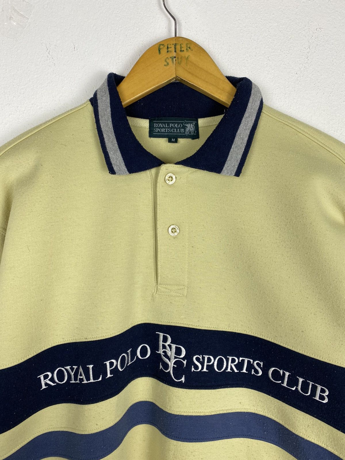 Beverly Hills Polo Club × Polo Ralph Lauren × U.S. Polo Assn. 🔥VINTAGE🔥ROYAL POLO SPORT CLUB BIG LOGO SWEATSHIRT Size US M / EU 48-50 / 2 - 3 Thumbnail