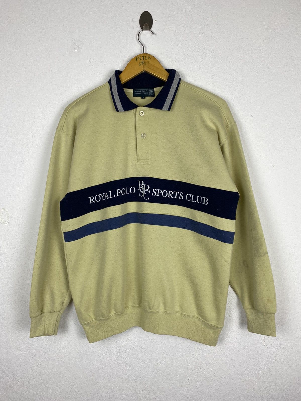 Beverly Hills Polo Club × Polo Ralph Lauren × U.S. Polo Assn. 🔥VINTAGE🔥ROYAL POLO SPORT CLUB BIG LOGO SWEATSHIRT Size US M / EU 48-50 / 2 - 2 Thumbnail