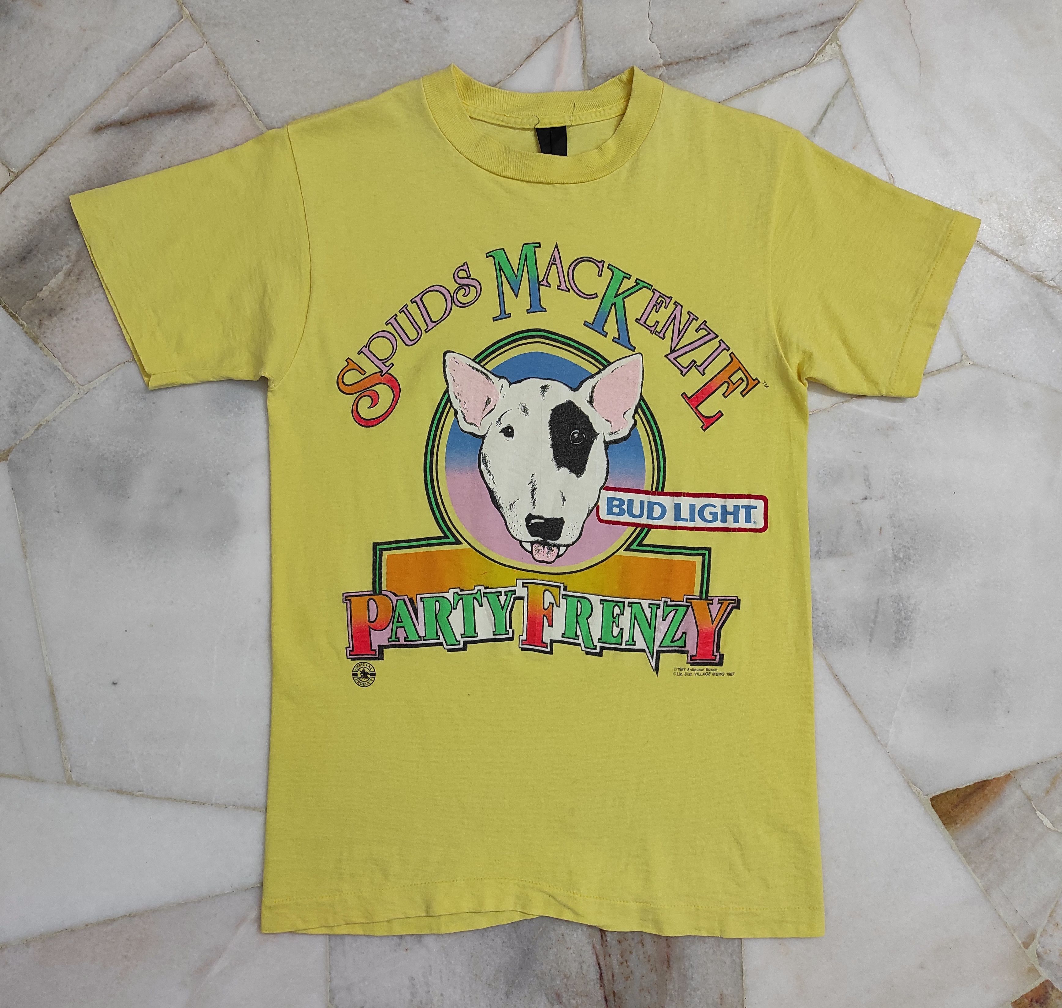 Vintage Vintage 1987 SPUDS MACKENZIE BUD LIGHT PARTY FRENZY USA Size US M / EU 48-50 / 2 - 9 Thumbnail