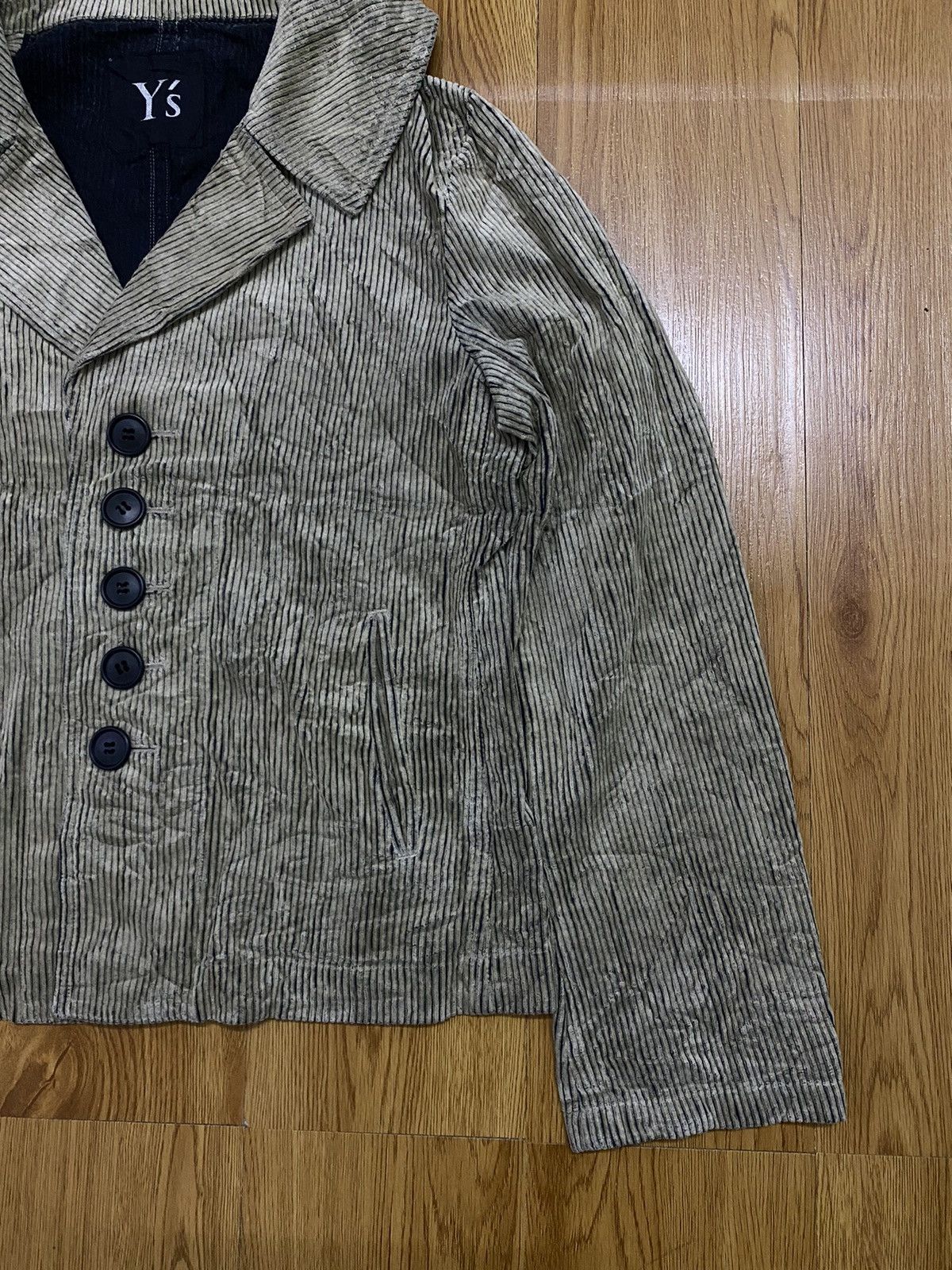 Yohji Yamamoto Y’s Yohji Yamamoto corduroy crop blazer jacket Size US S / EU 44-46 / 1 - 2 Thumbnail