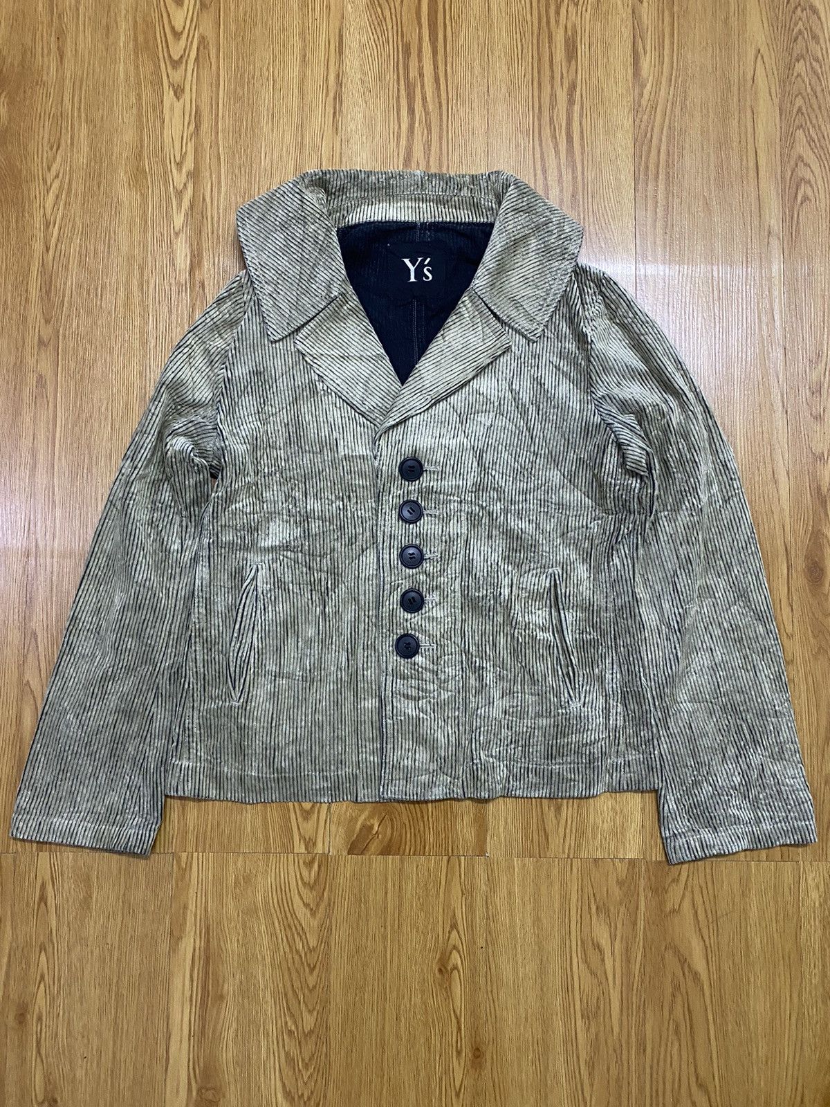 Yohji Yamamoto Y’s Yohji Yamamoto corduroy crop blazer jacket Size US S / EU 44-46 / 1 - 1 Thumbnail