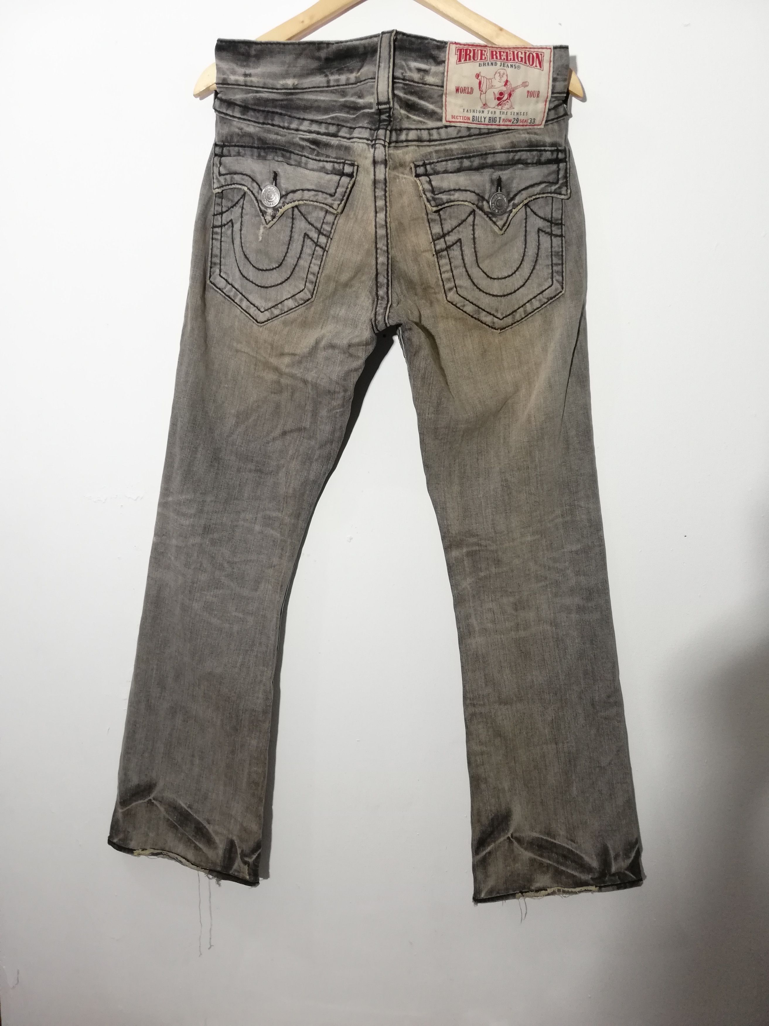 True Religion True Religion Billy Big T Row29 Seat33 Jeans Size US 33 - 3 Thumbnail