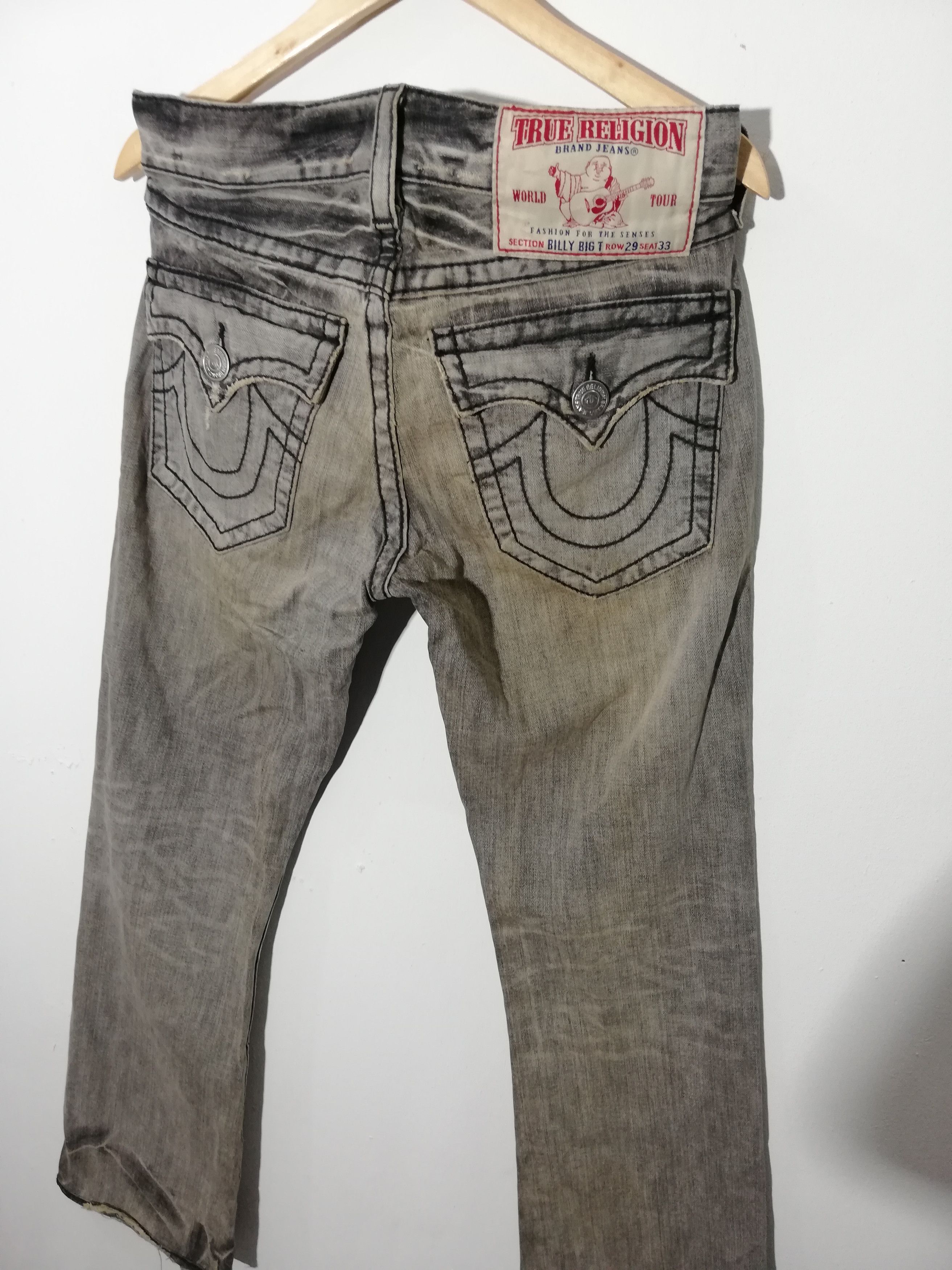 True Religion True Religion Billy Big T Row29 Seat33 Jeans Size US 33 - 2 Thumbnail